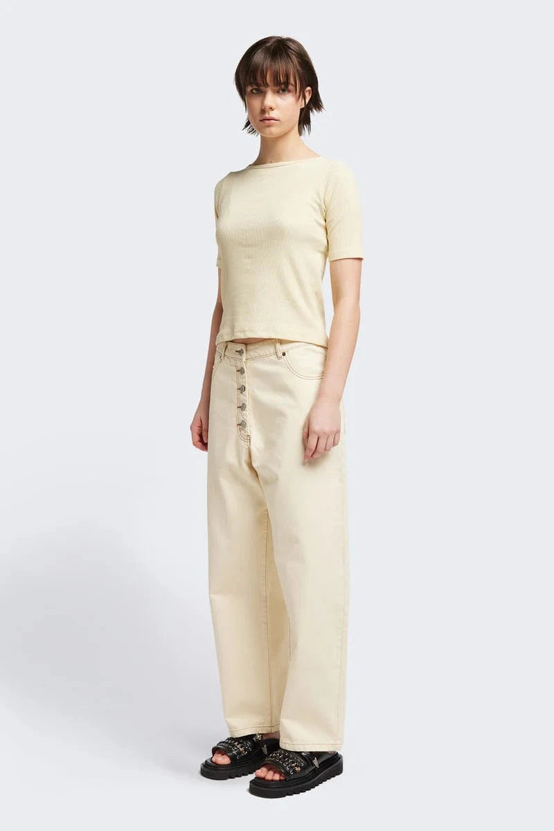 Arbour Top - Pale Yellow