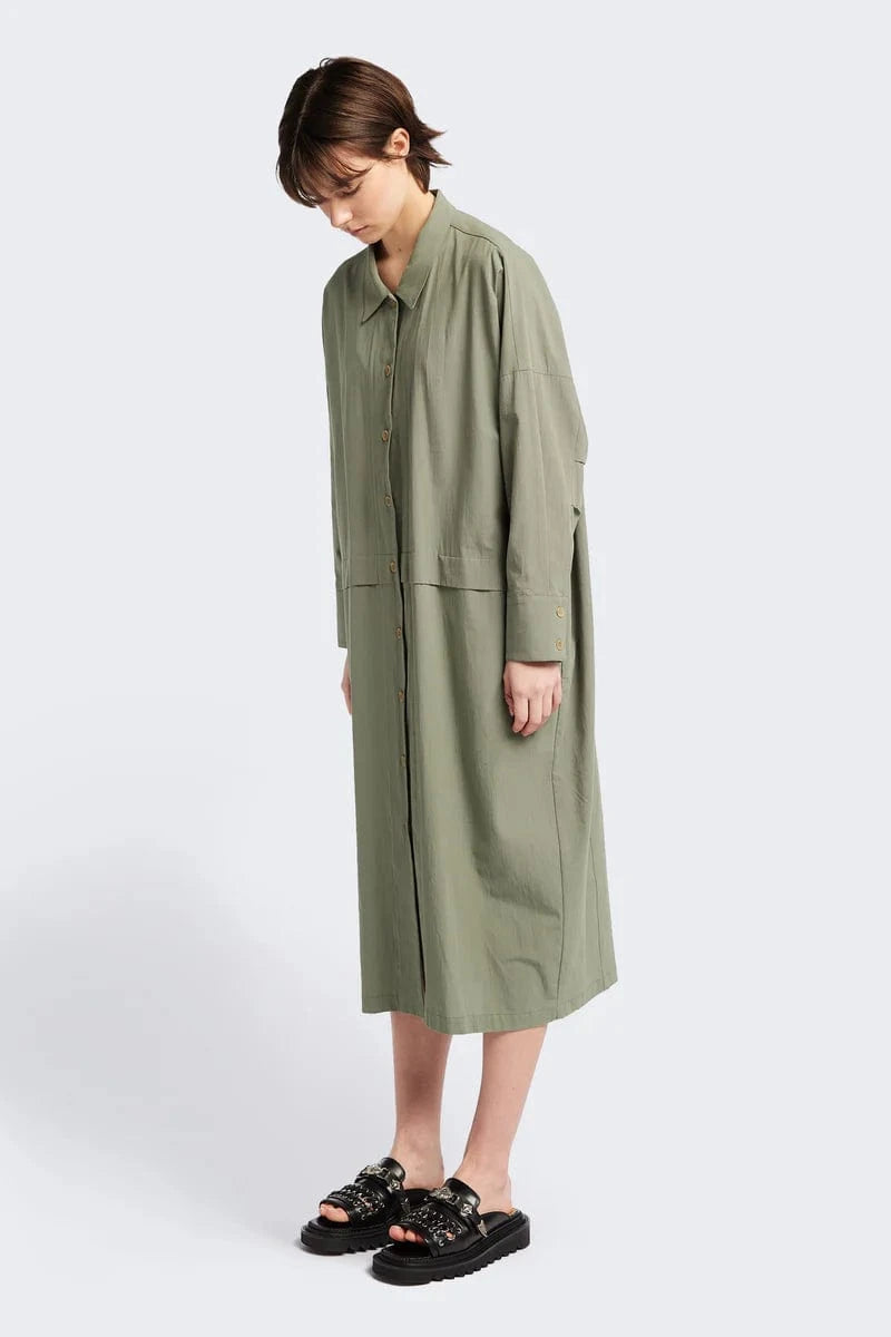 Sundown Shirt Dress - Olive