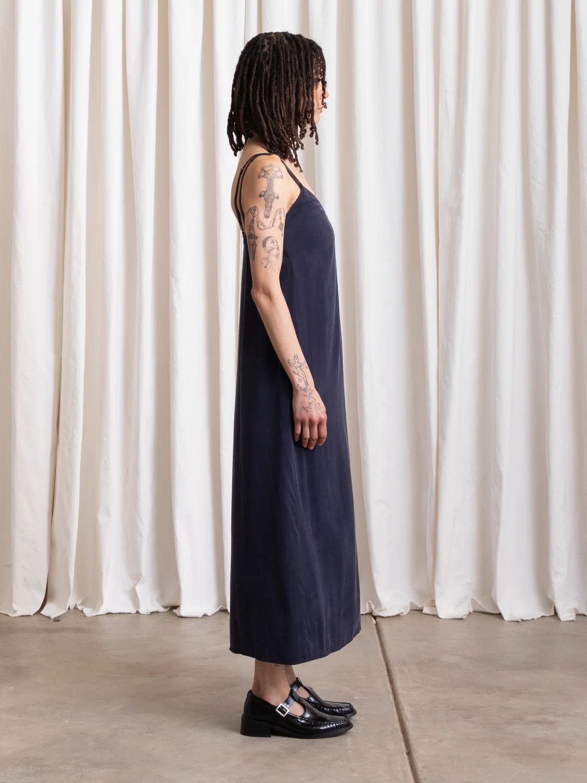 Slip Dress - Navy