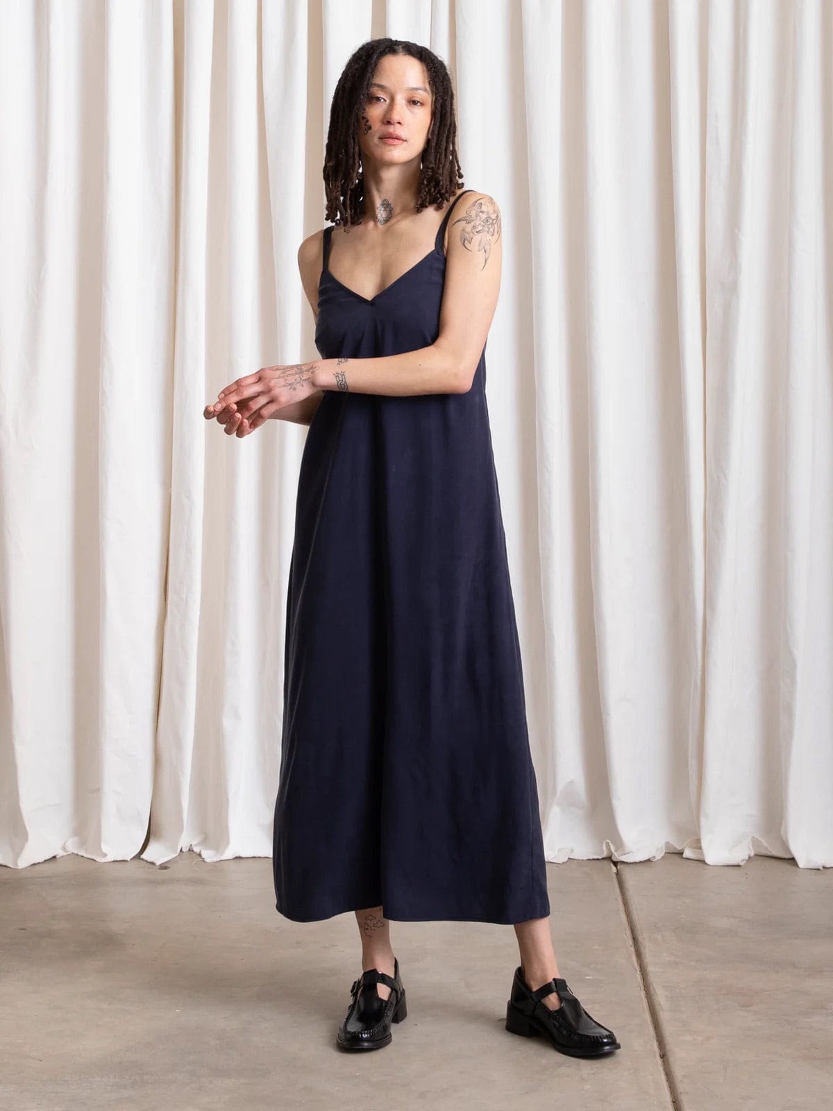 Slip Dress - Navy