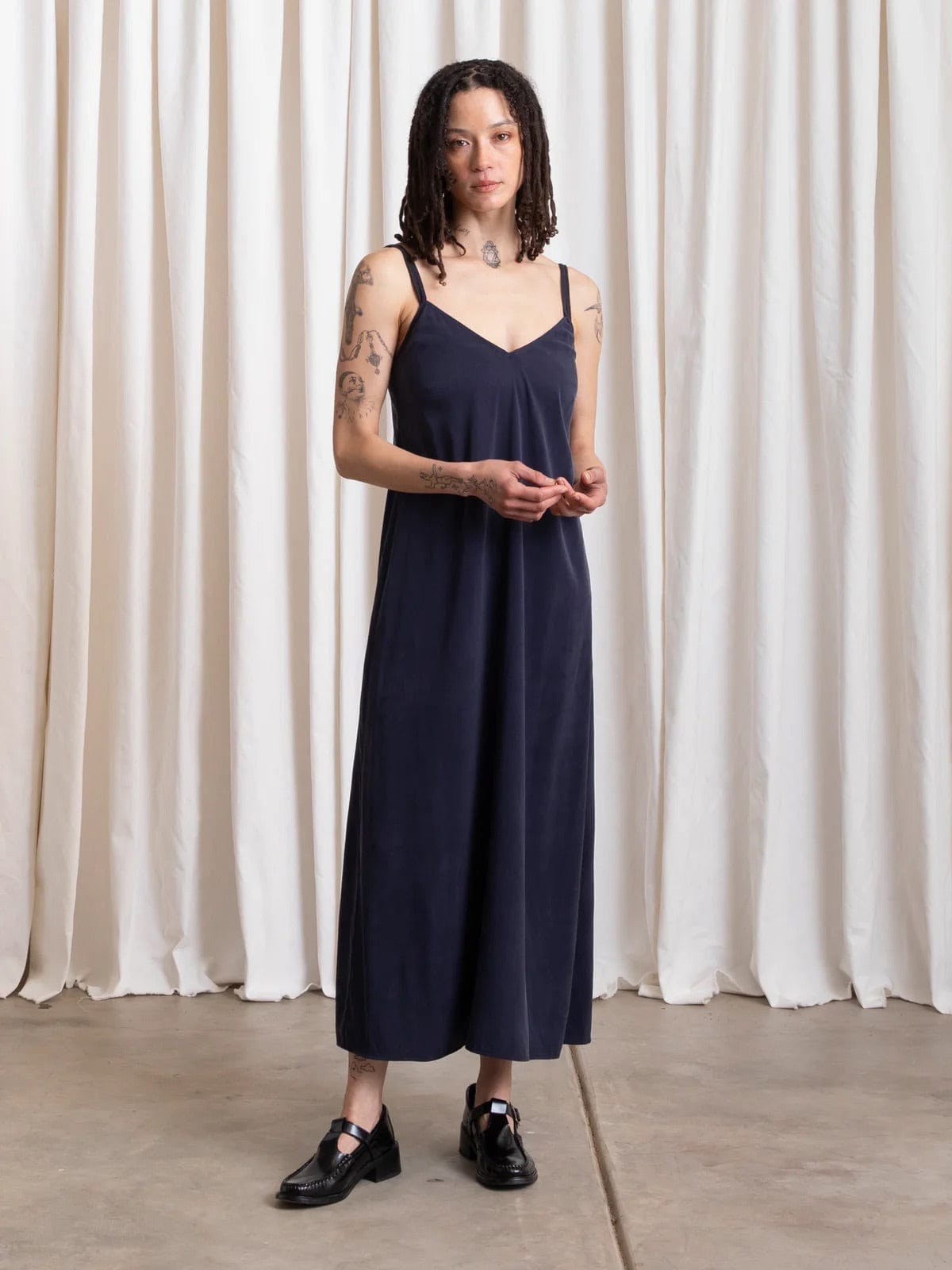 Slip Dress - Navy