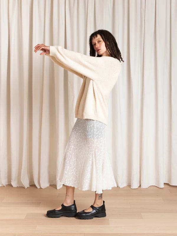 Relaxed Pullover - Cream