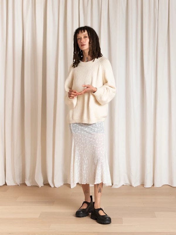 Relaxed Pullover - Cream