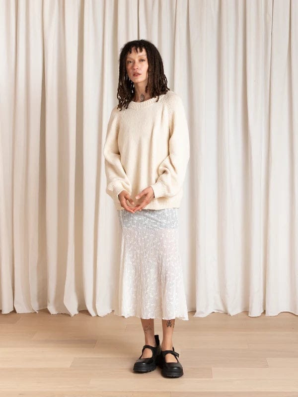 Relaxed Pullover - Cream