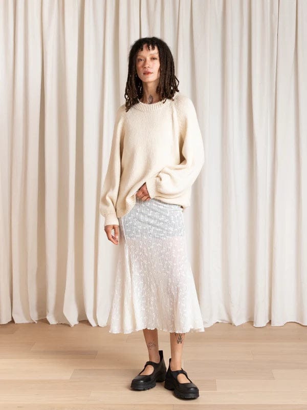 Relaxed Pullover - Cream