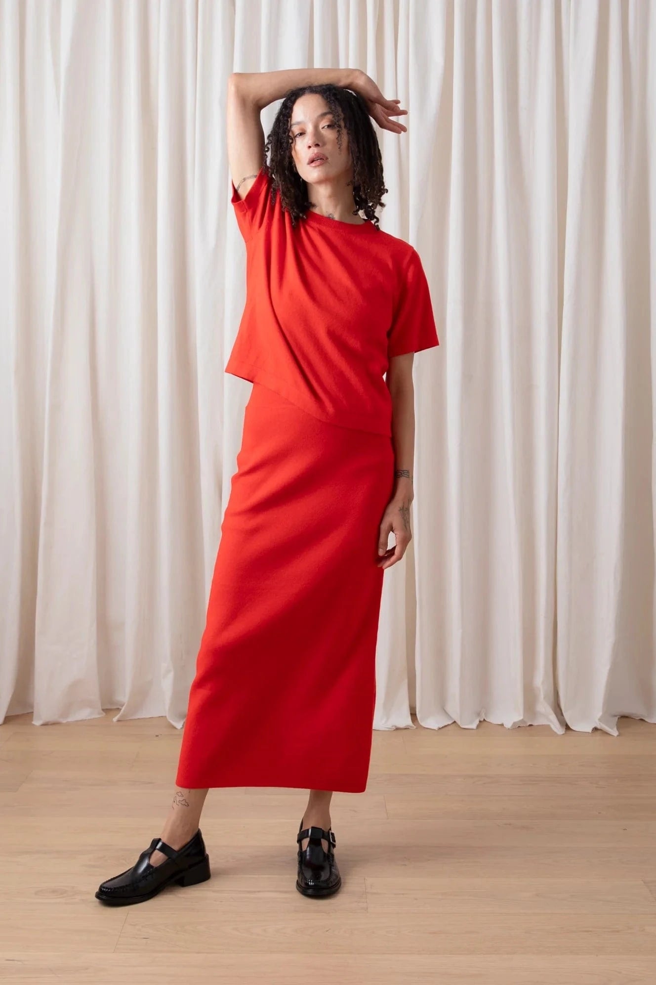 Knit Skirt - Poppy