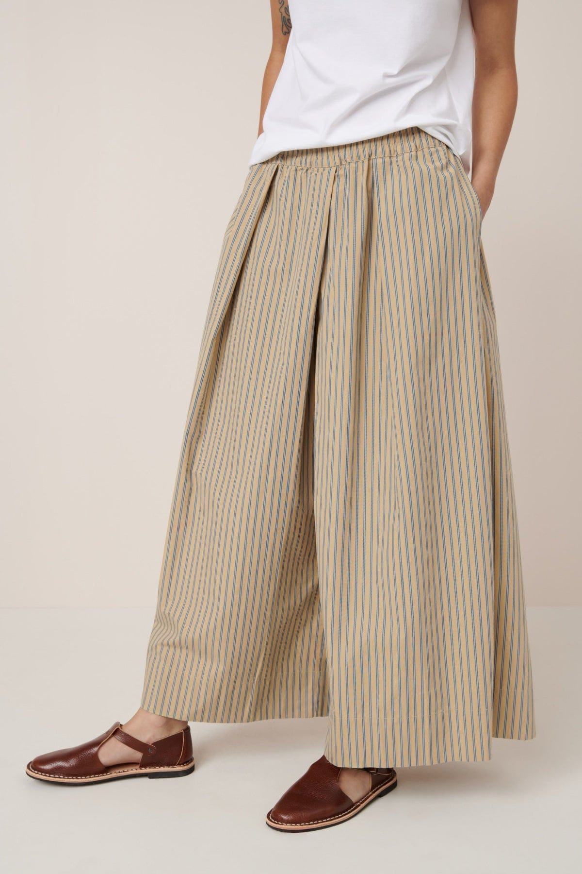 Athena Pant - Double Pinstripe