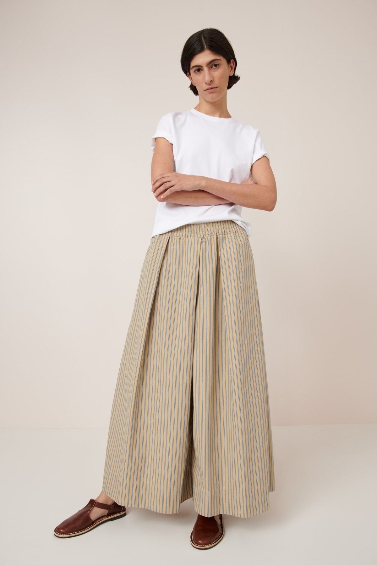 Athena Pant - Double Pinstripe