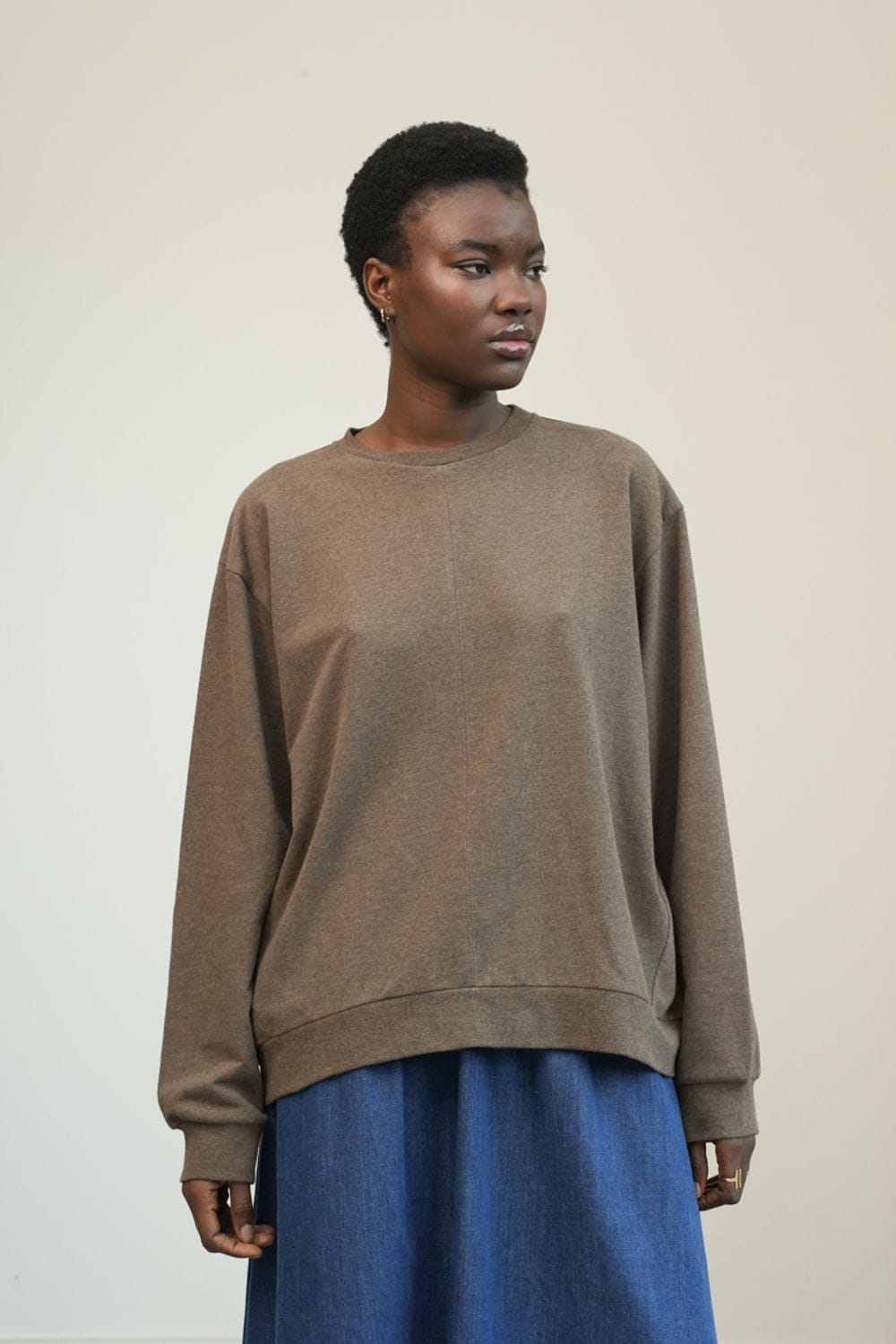 Madison Sweatshirt - Brown Marl