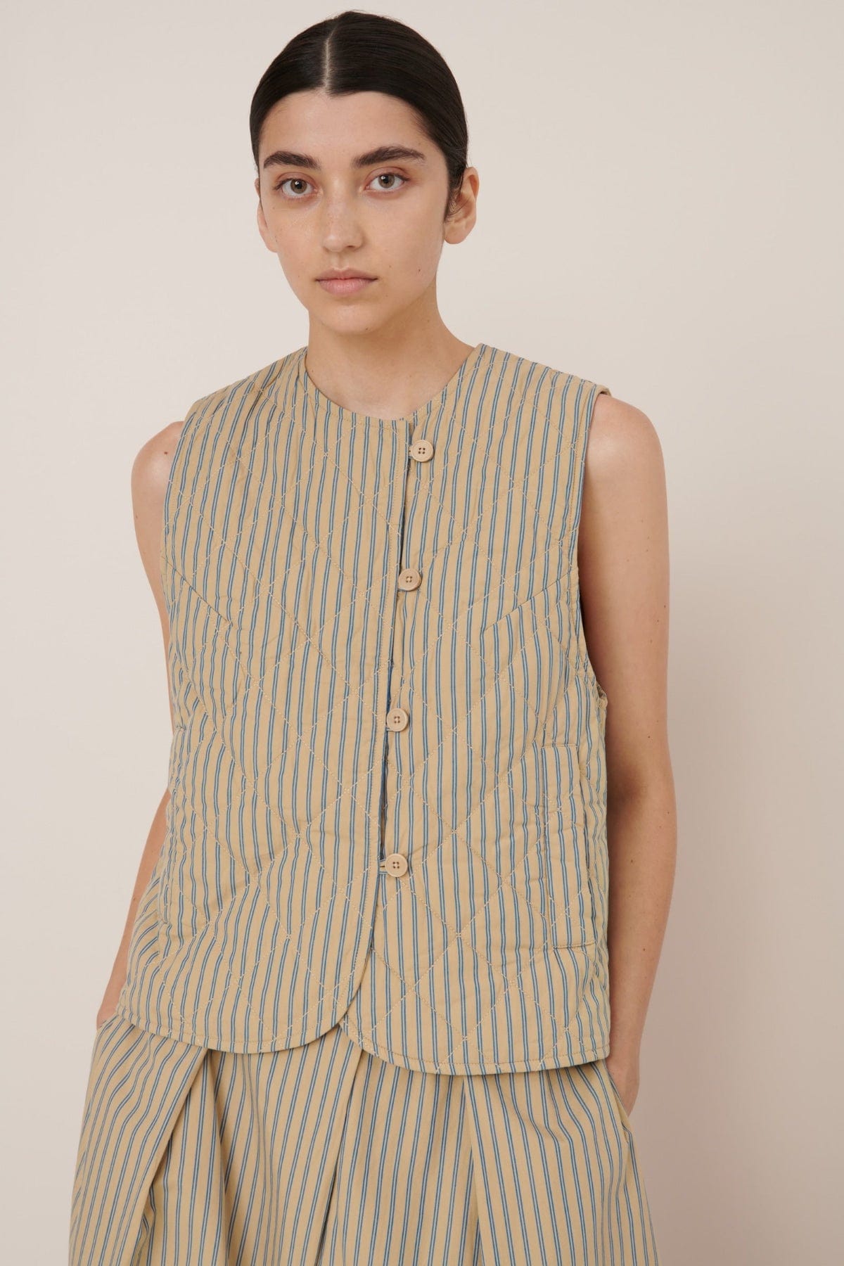 Axis Vest - Double Pinstripe