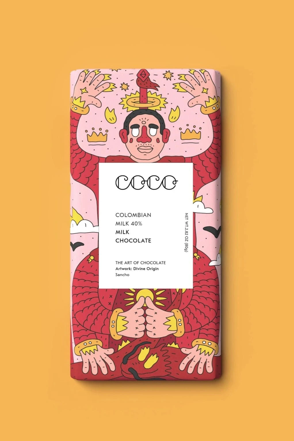Colombian Milk 40% Chocolate Bar (80g)