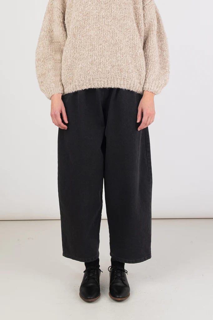Barrel Pant - Faded Black