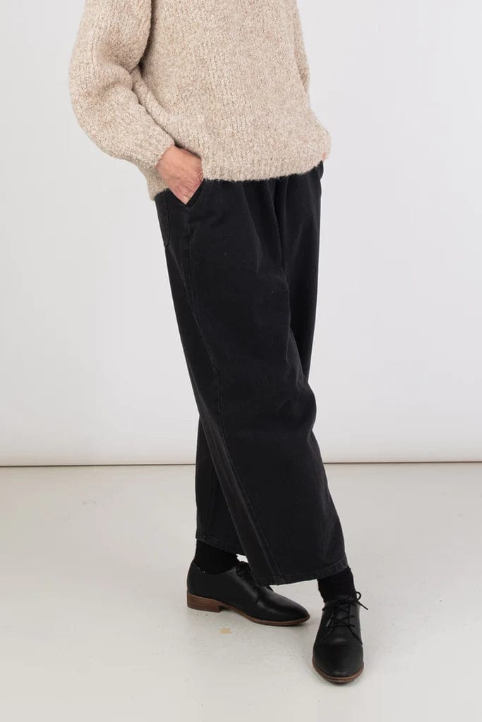 Barrel Pant - Faded Black