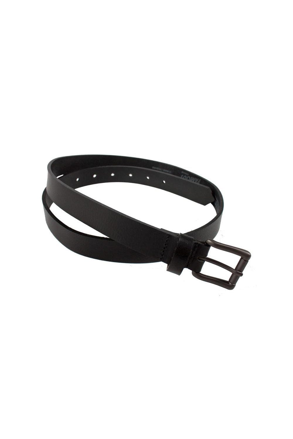 Buffalo Leather Belt - Black
