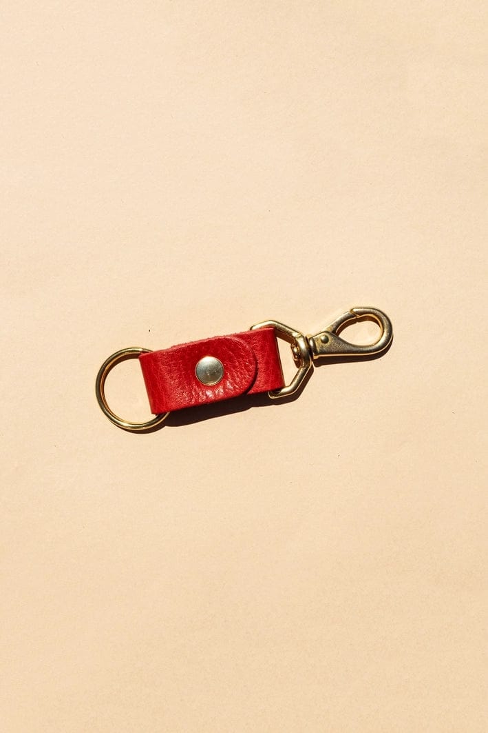 Keychain - Tomato Leather