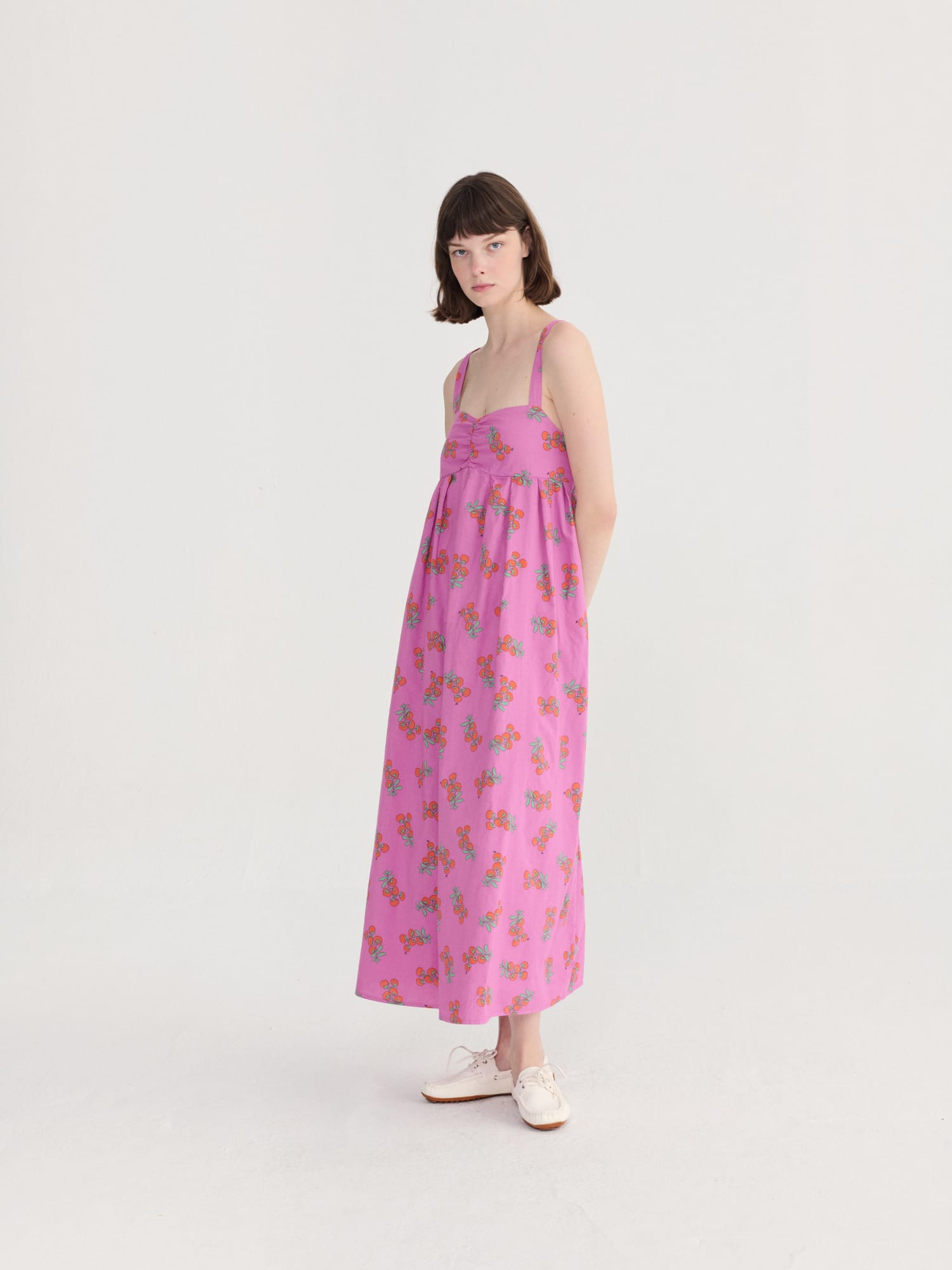 Juicy Tomatoes Pattern Strap Dress