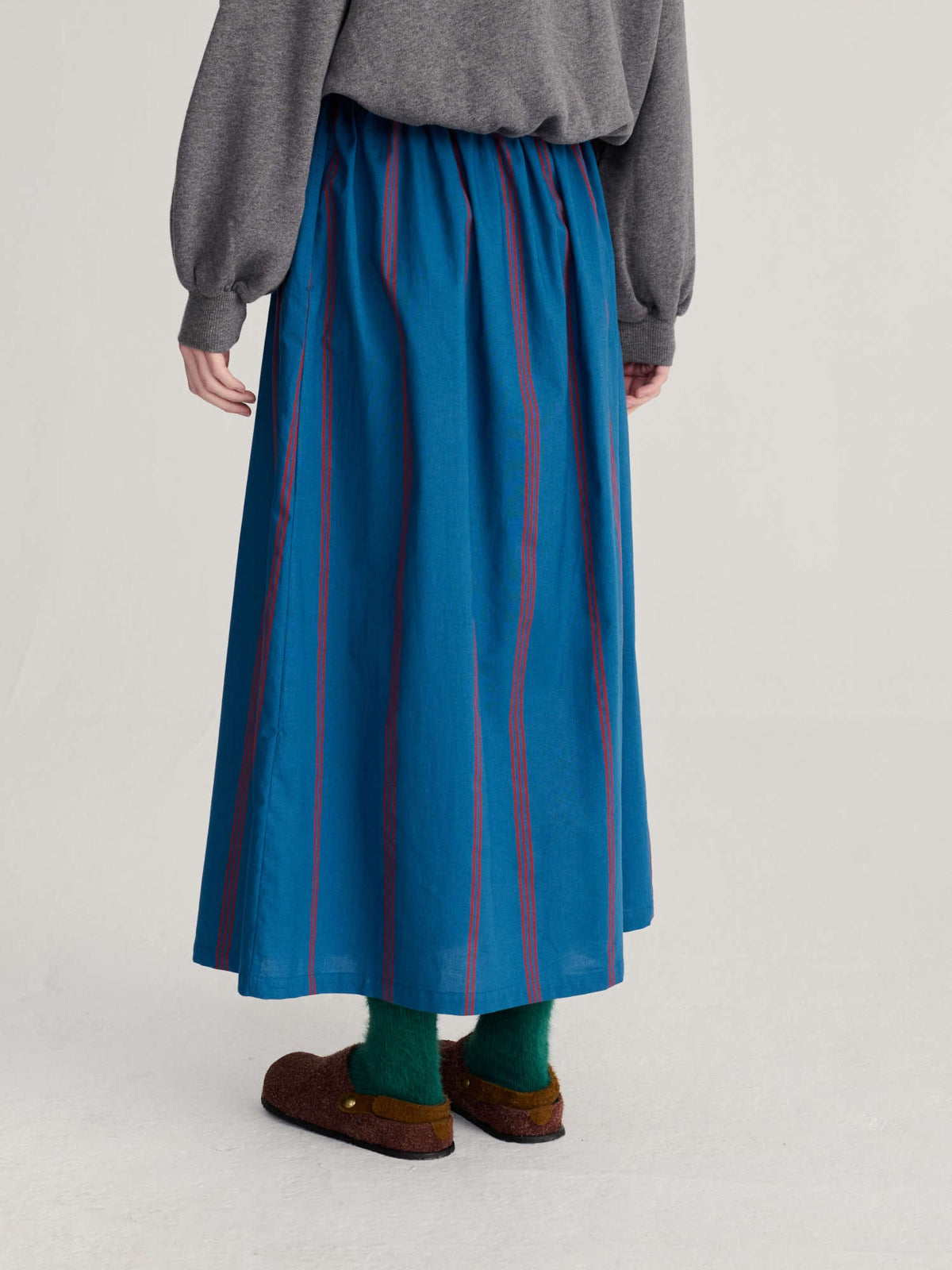 Triple Stripes Evasé Skirt