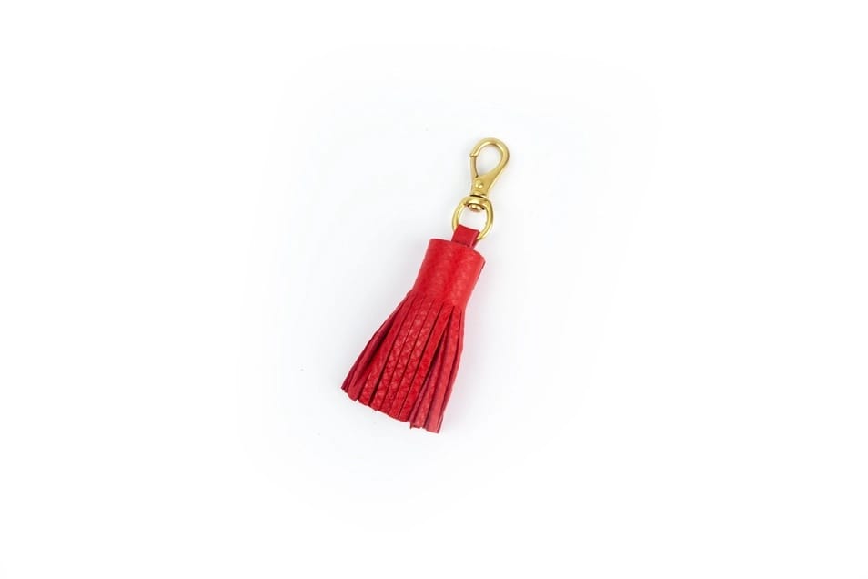 Tassel - Tomato Leather