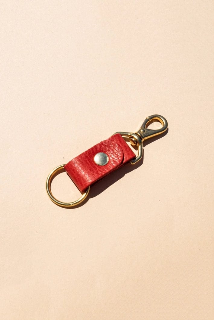 Keychain - Tomato Leather