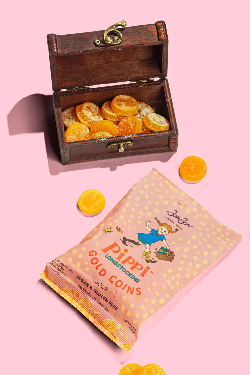 Pippi Longstocking Gold Coins - Swedish Candy