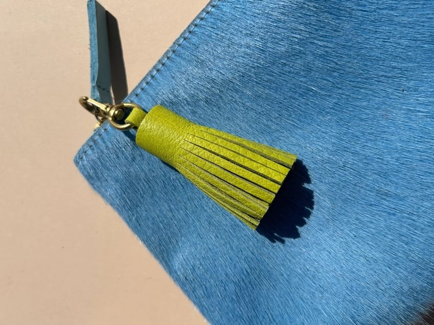 Tassel - Chartreuse Leather