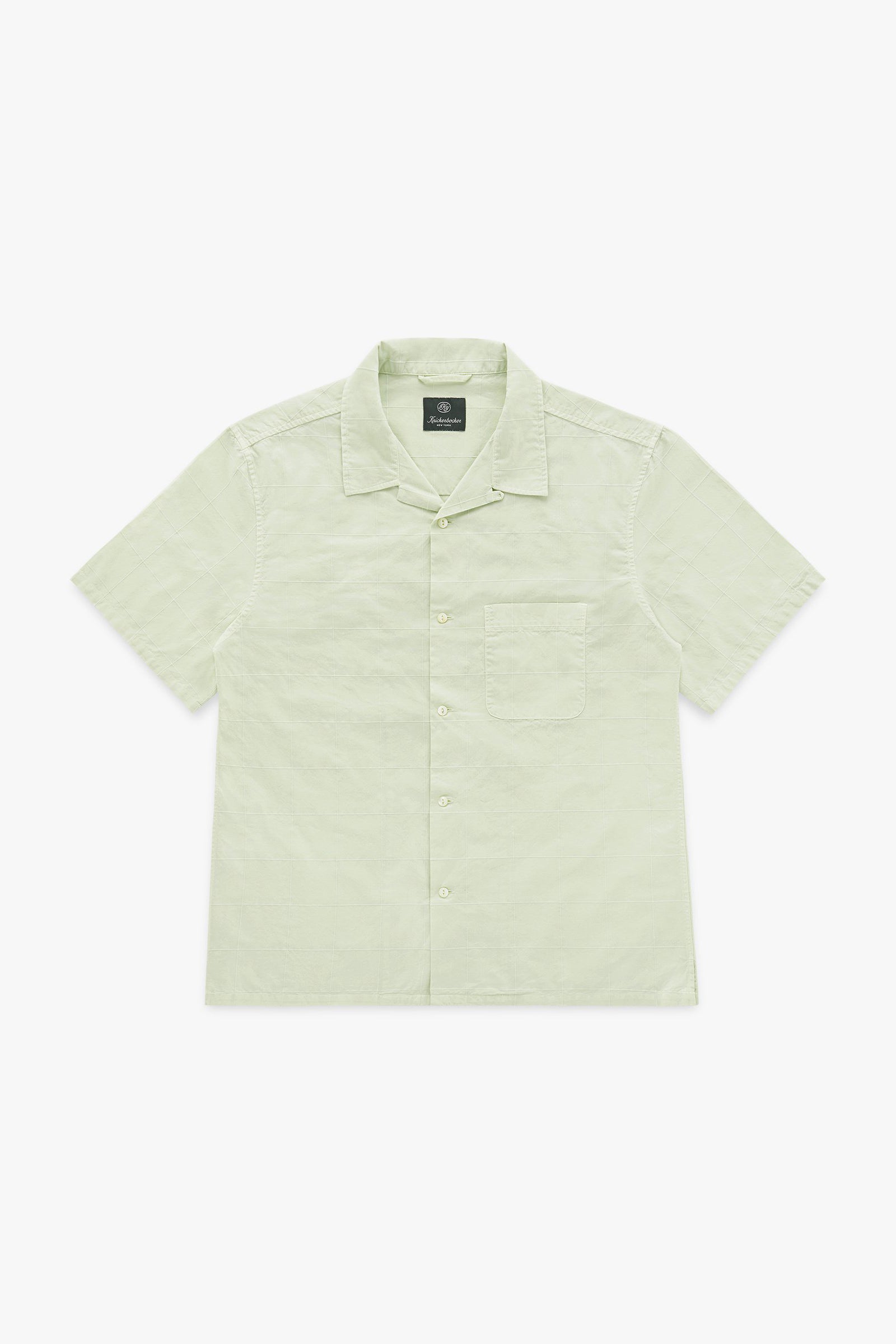 Director Cotton Shirt - Sea Foam