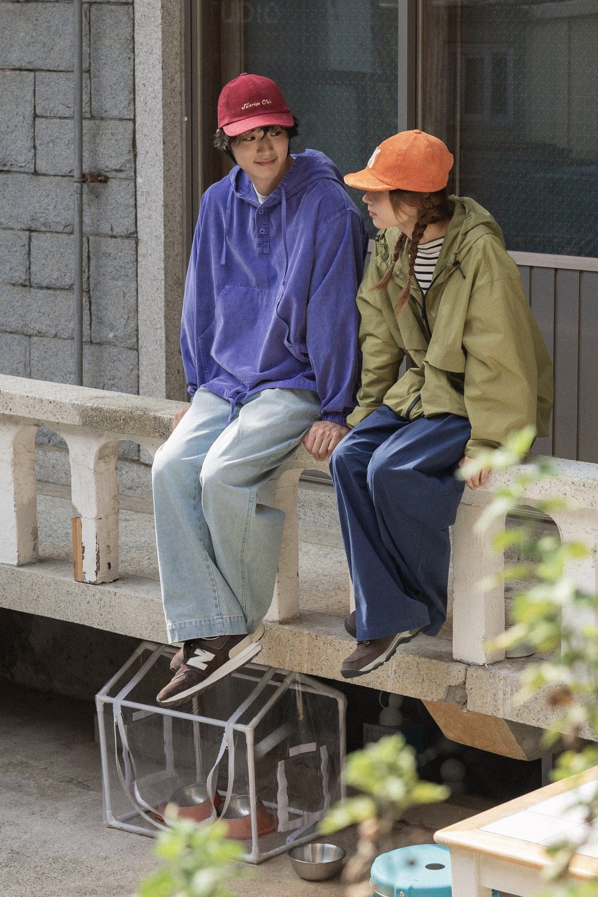 Pigment Corduroy Anorak - Purple