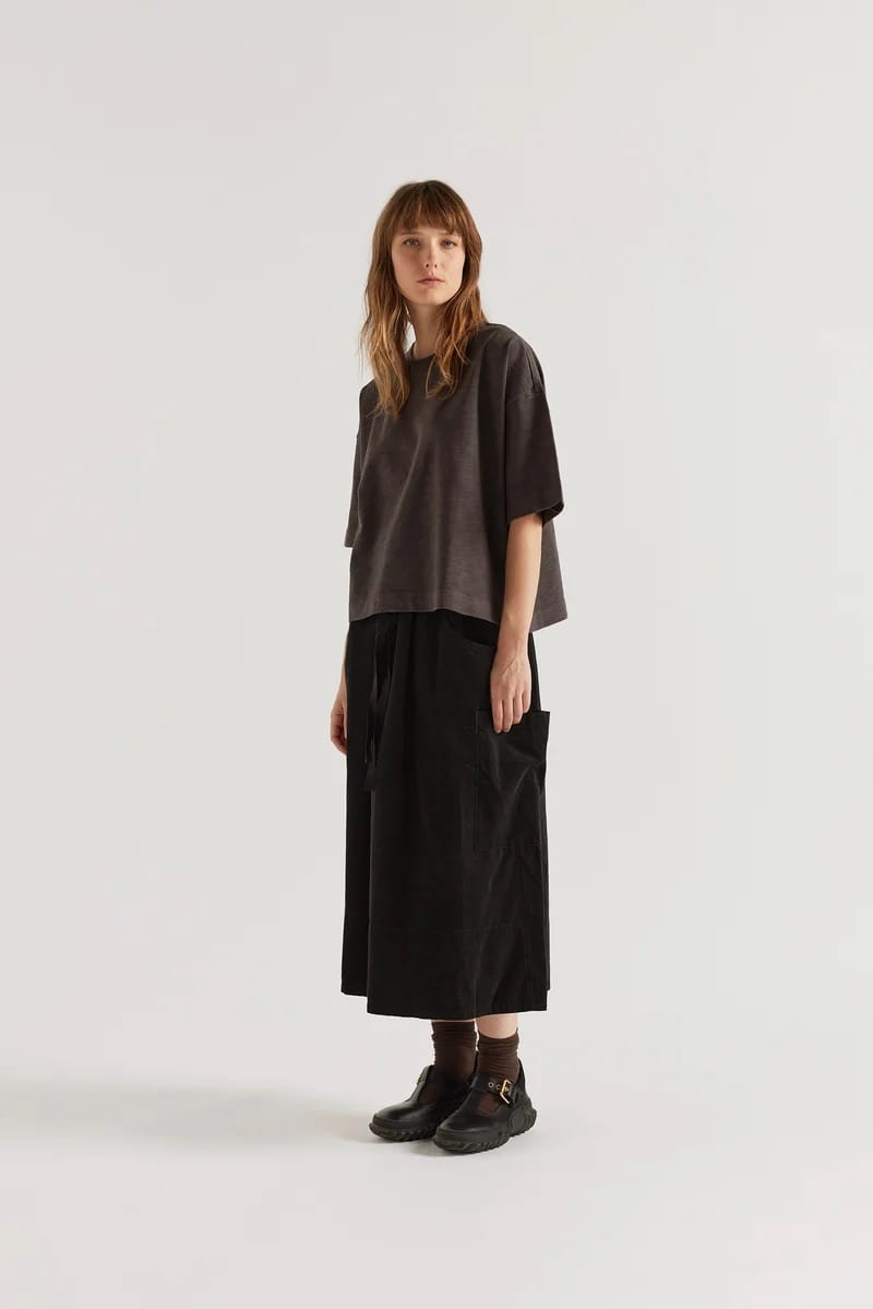 Overdyed Obelisk Tee - Licorice