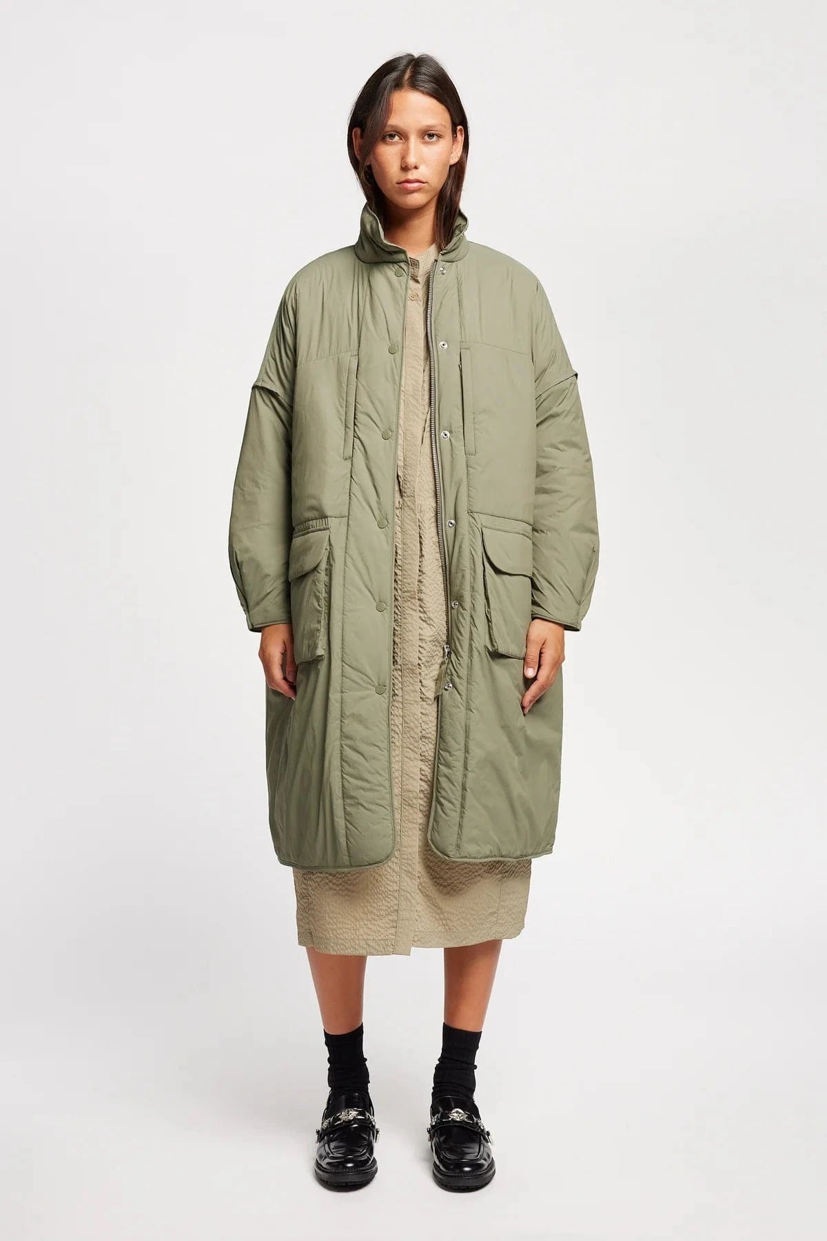 Restore Coat - Dusty Olive
