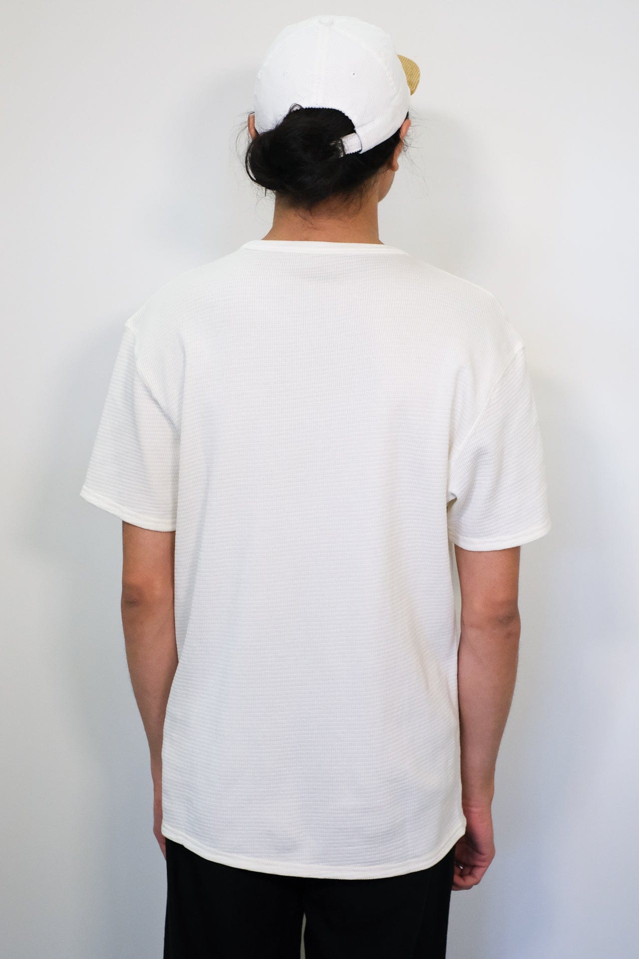 Box Knit T-Shirt - Milk