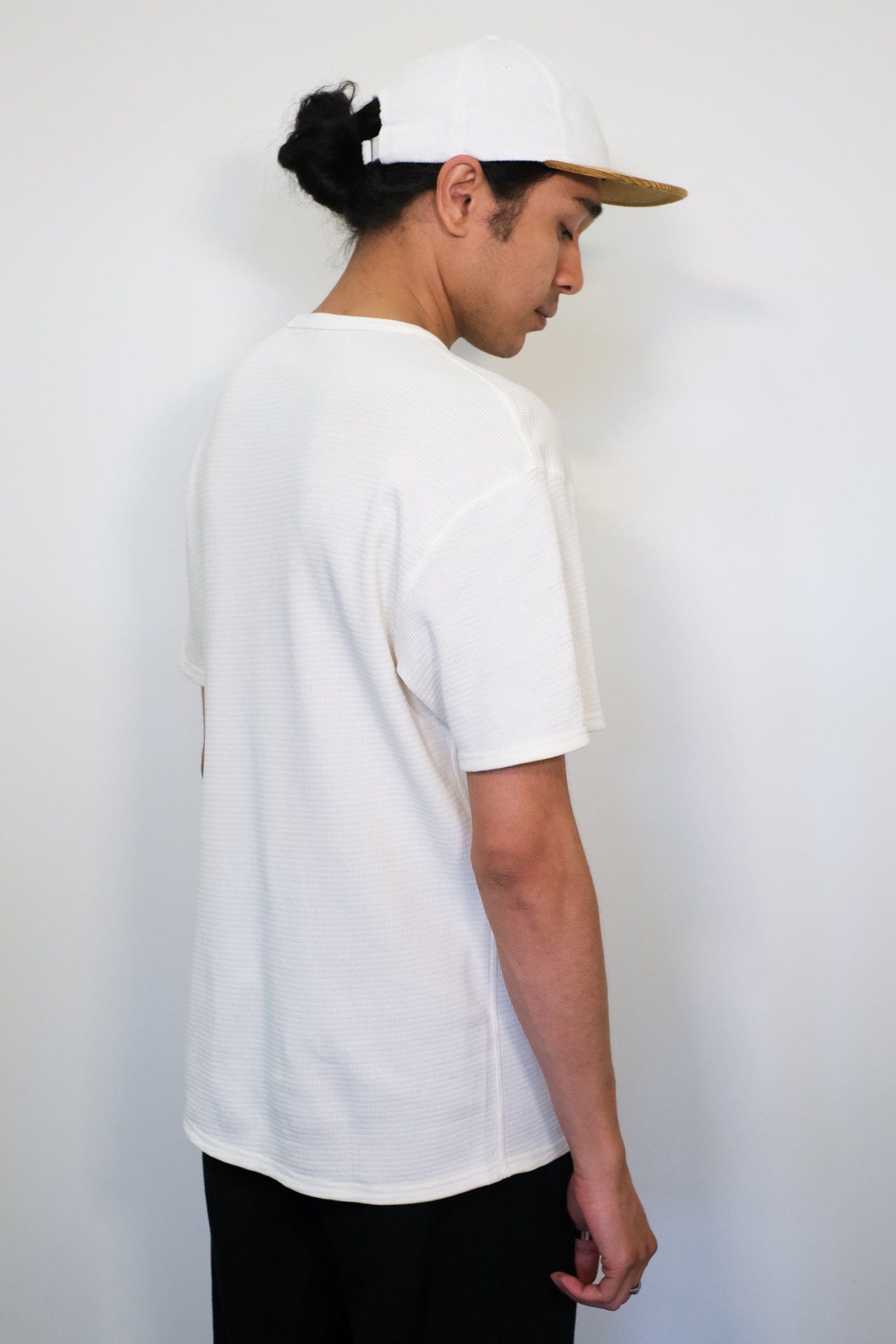 Box Knit T-Shirt - Milk