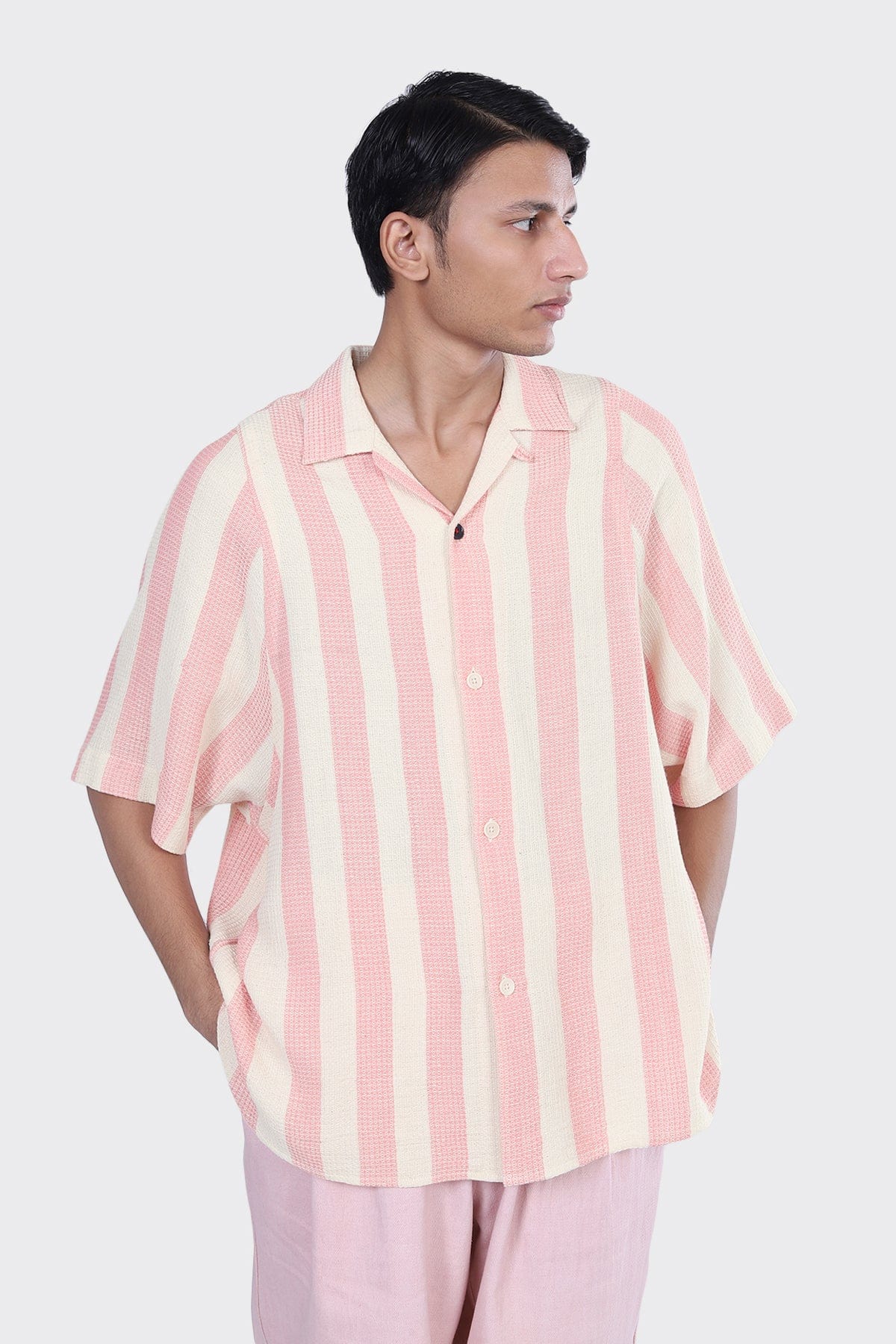 Yusuke Shirt - Transcendent Pink Stripe