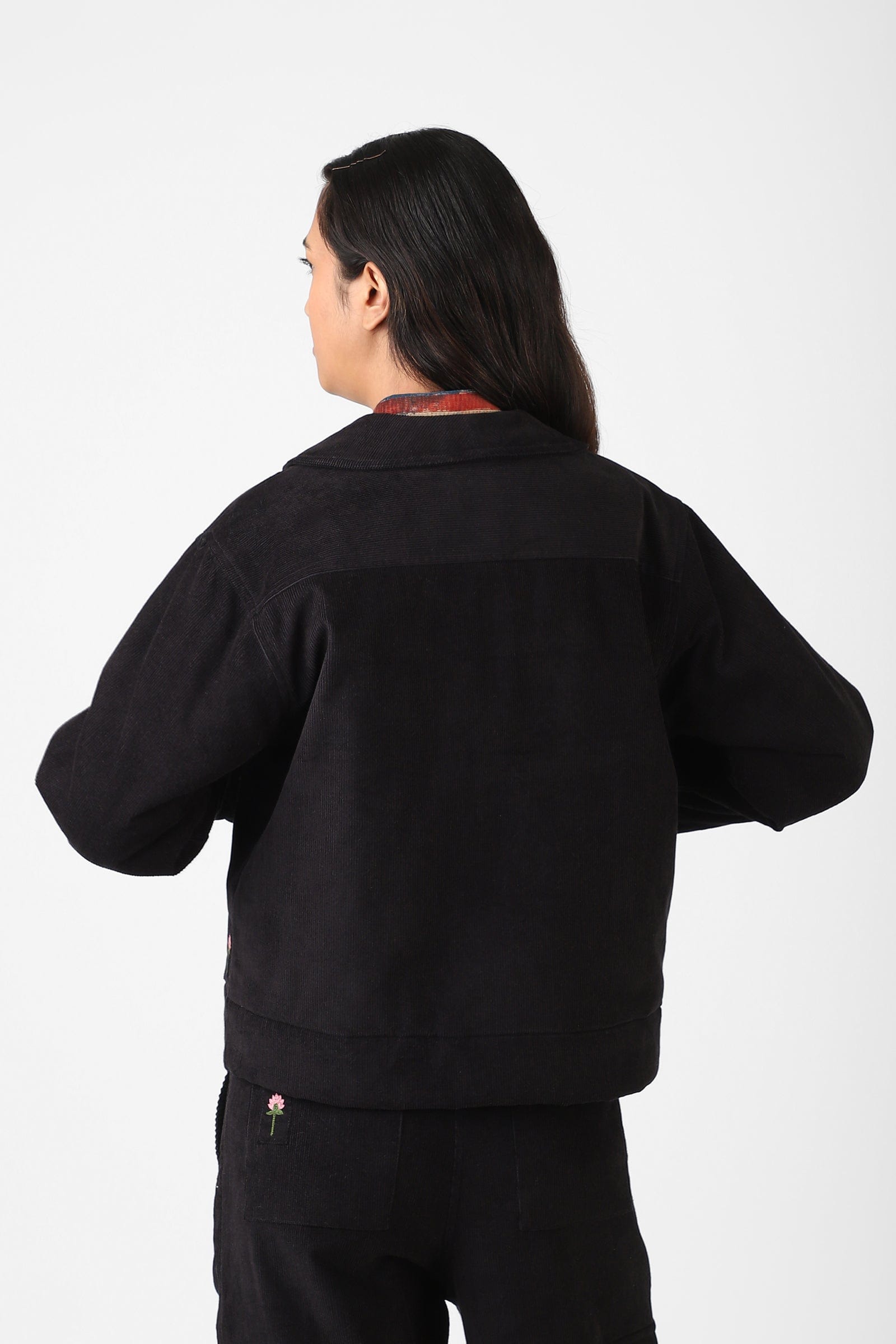 Evora Coat - Black Cord