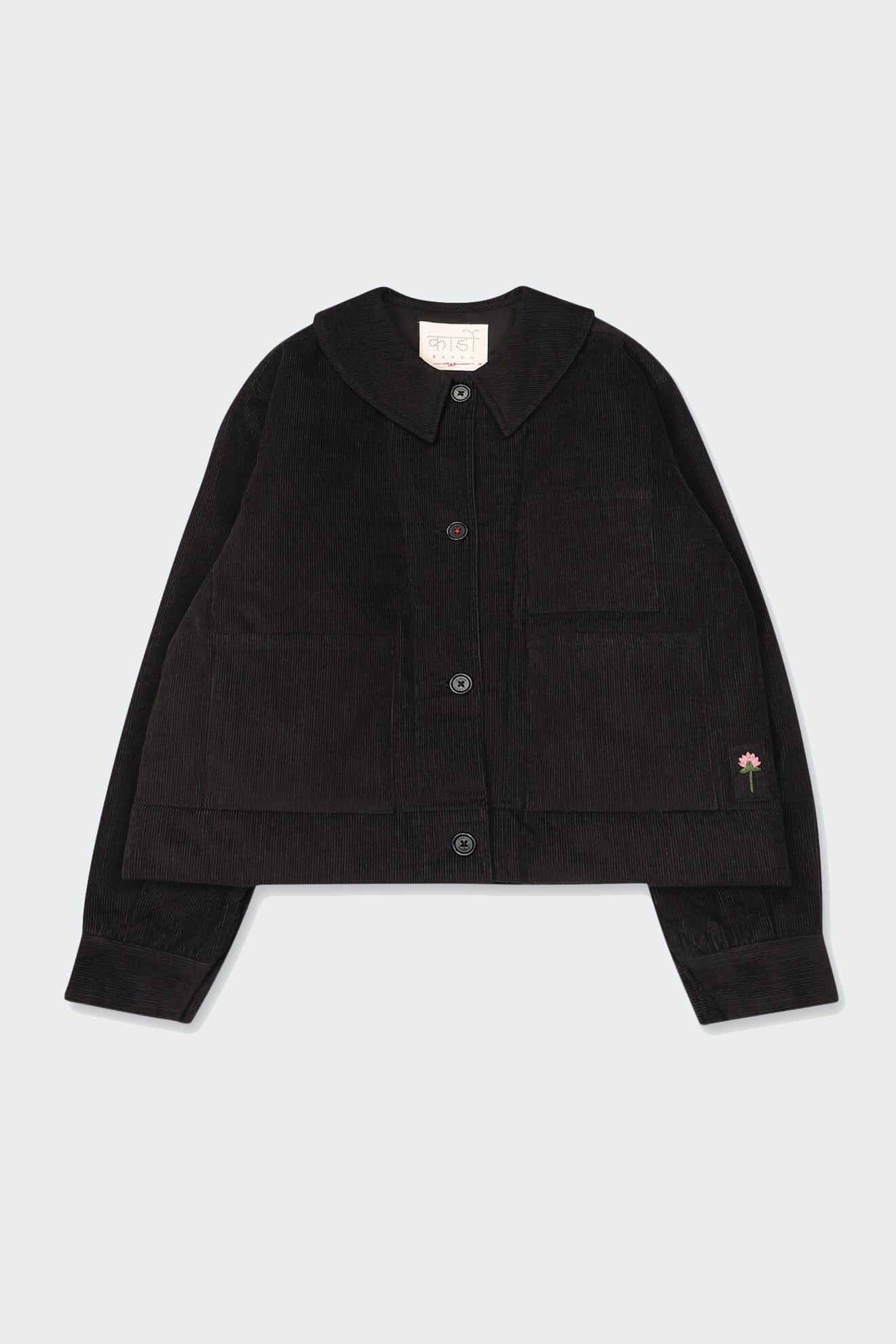 Evora Coat - Black Cord