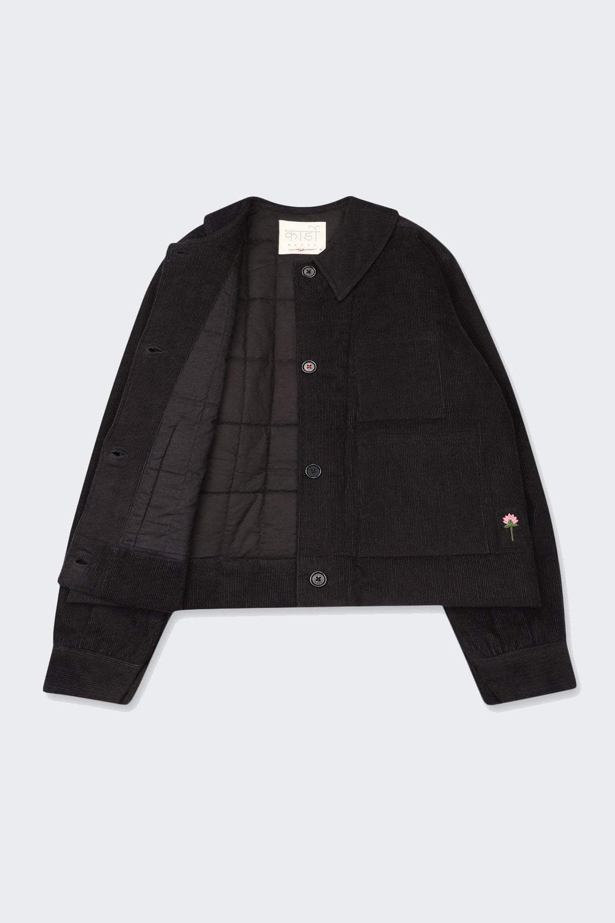 Evora Coat - Black Cord