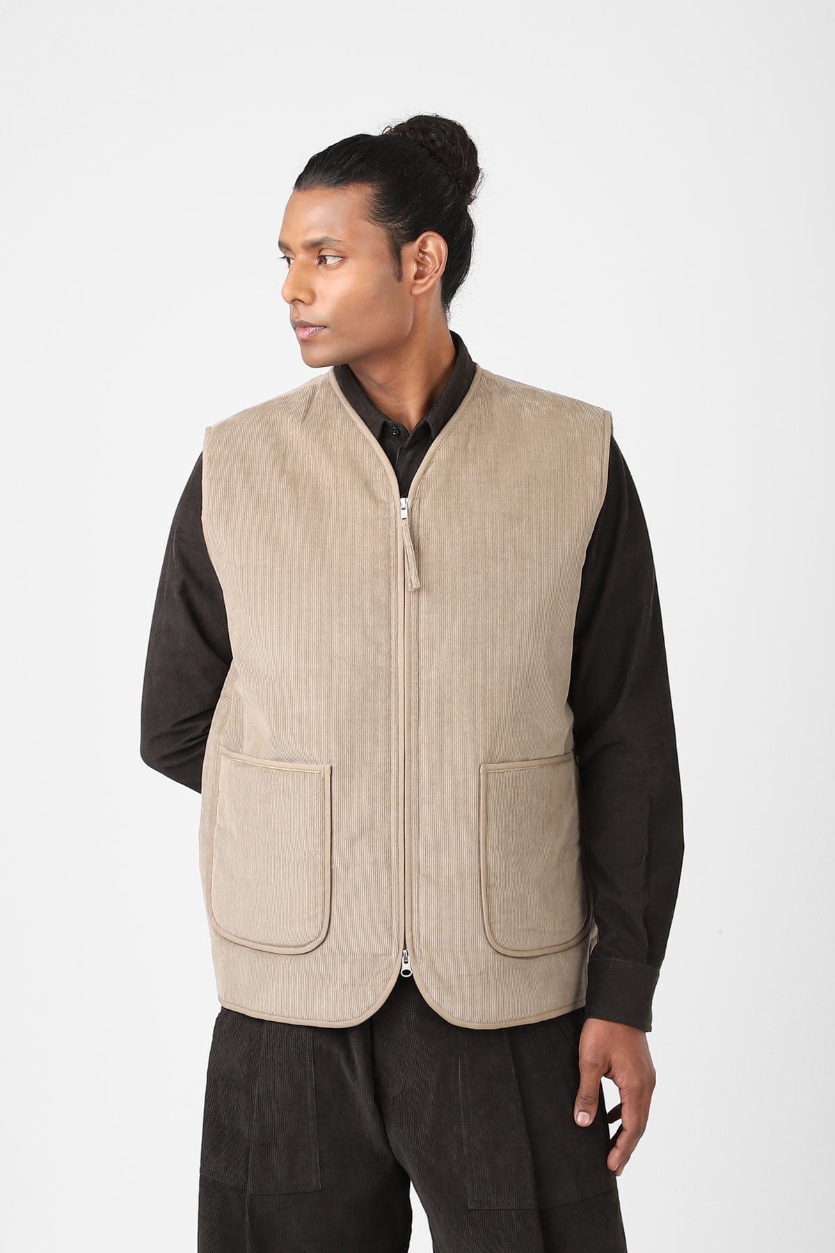 Chota Amar Vest - Sand Cord