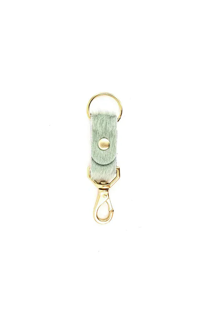 Keychain - Seafoam Hair On Hide