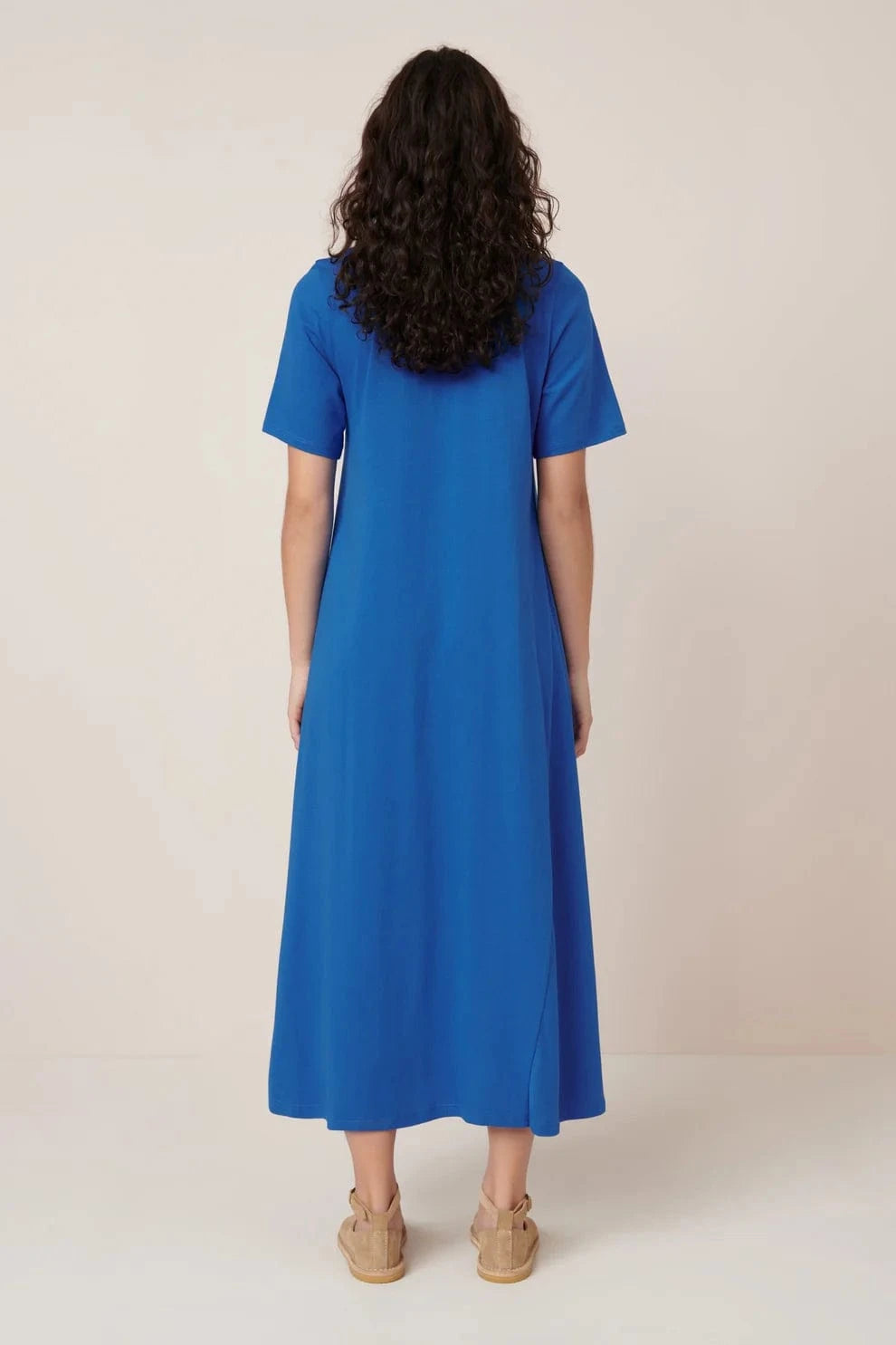 T-Shirt Swing Dress - Azure