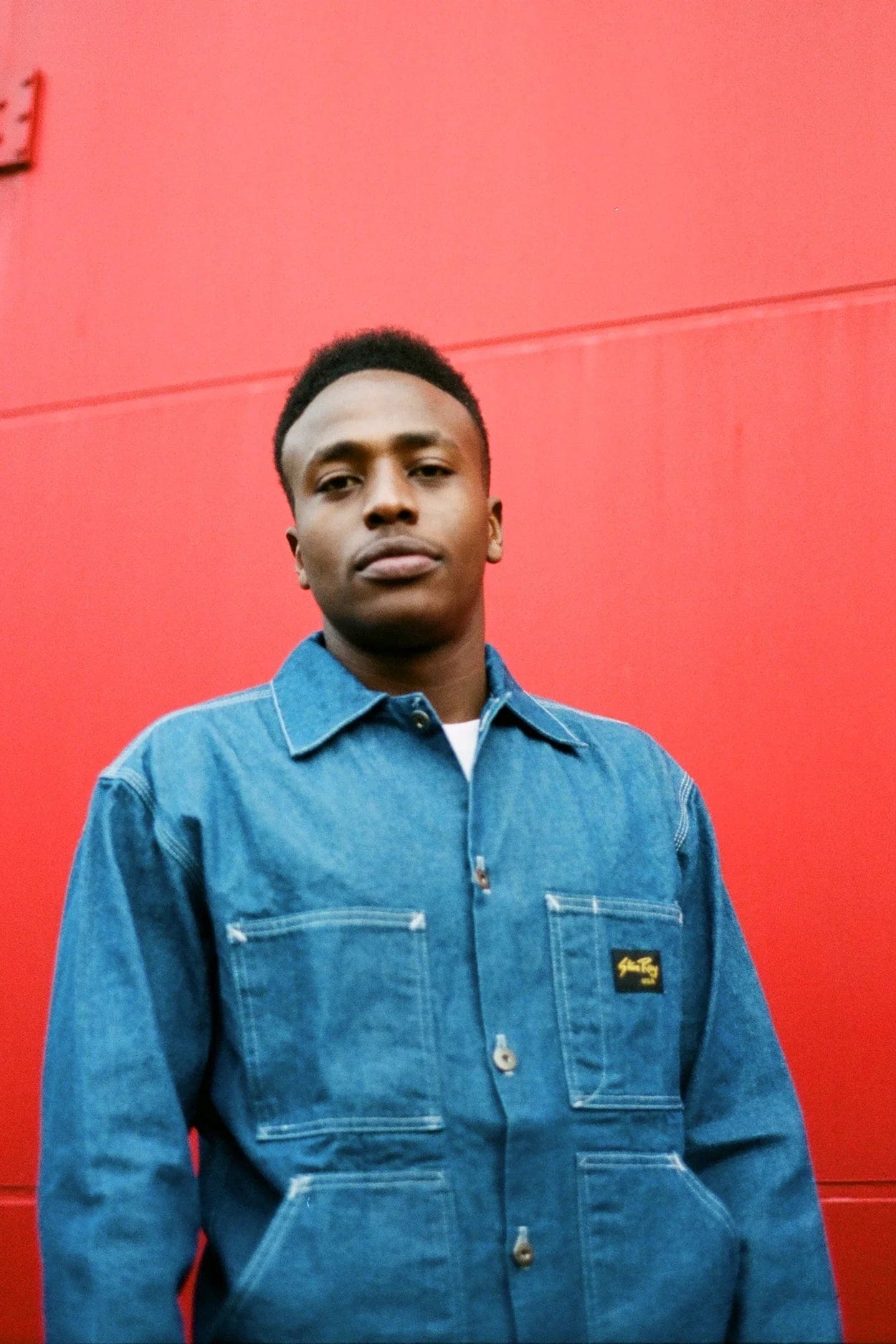 Shop Jacket - Medium Blue Denim