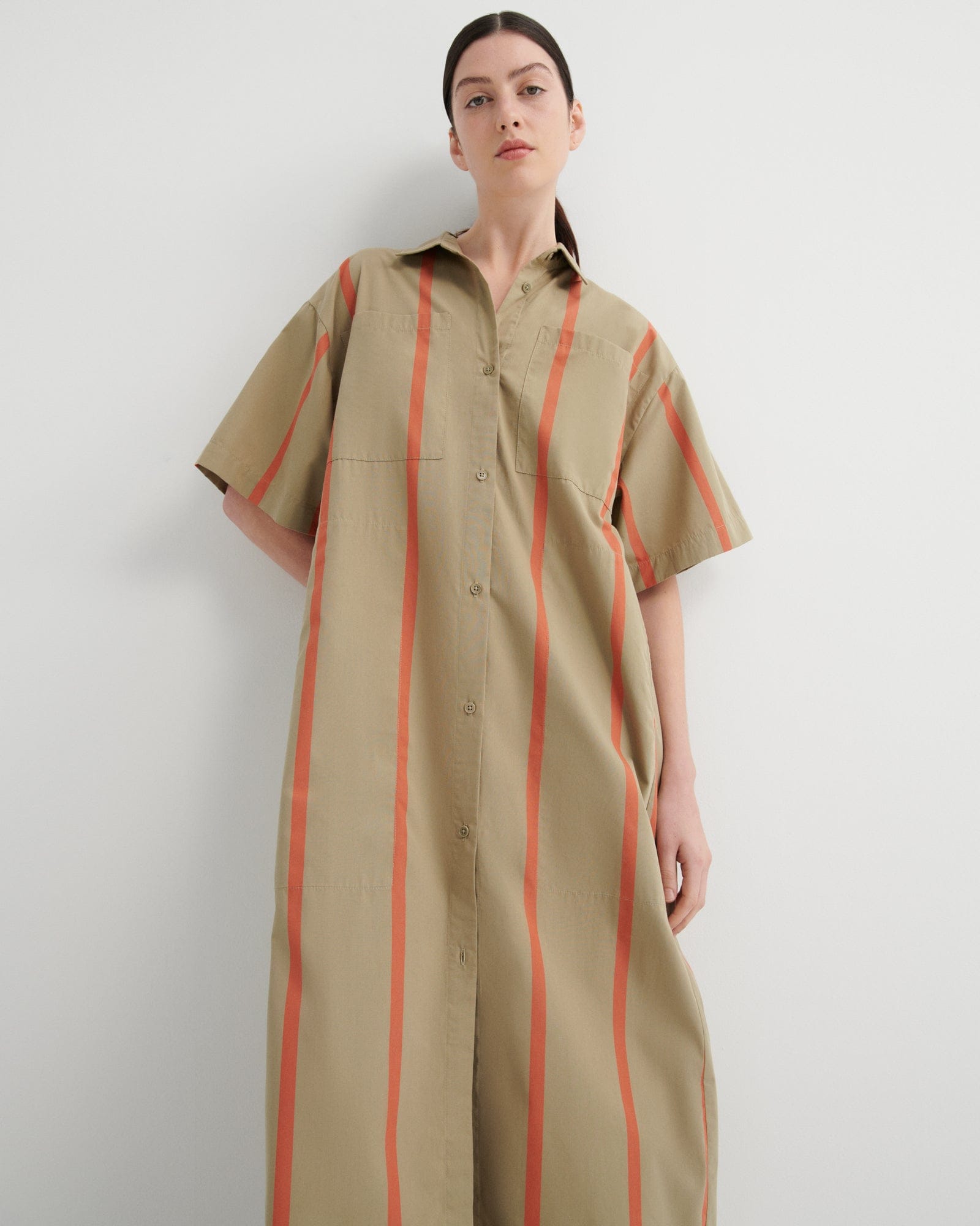 Balance Dress - Nasturtium Stripe