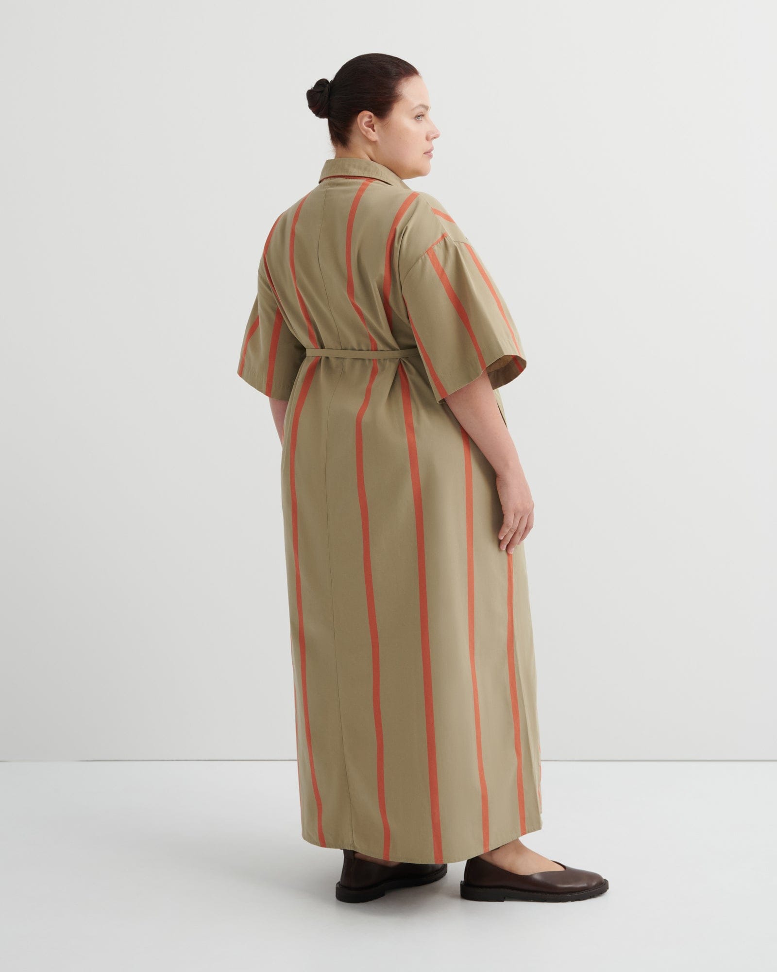 Balance Dress - Nasturtium Stripe