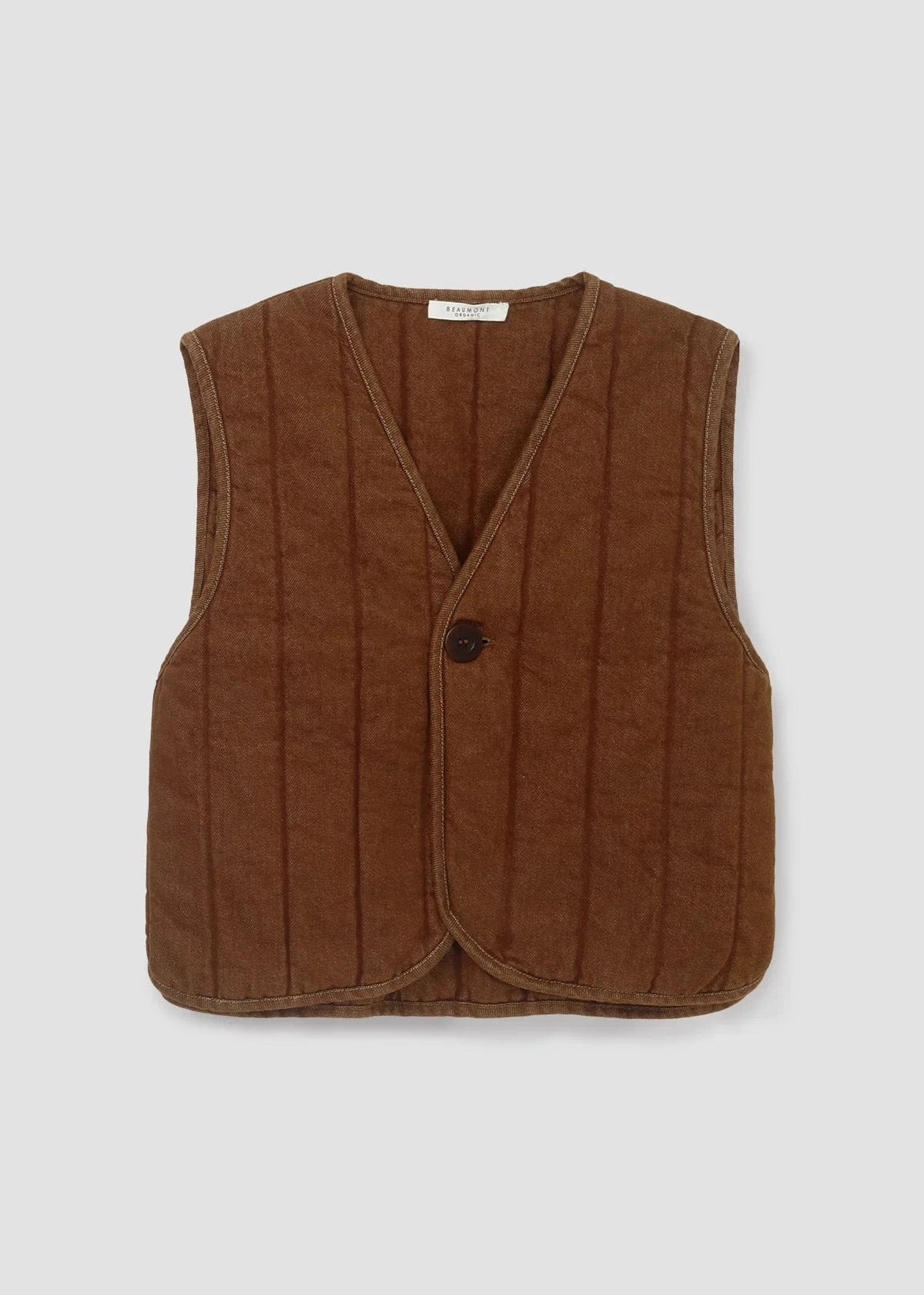 Lark Leigh Vest - Bark Brown