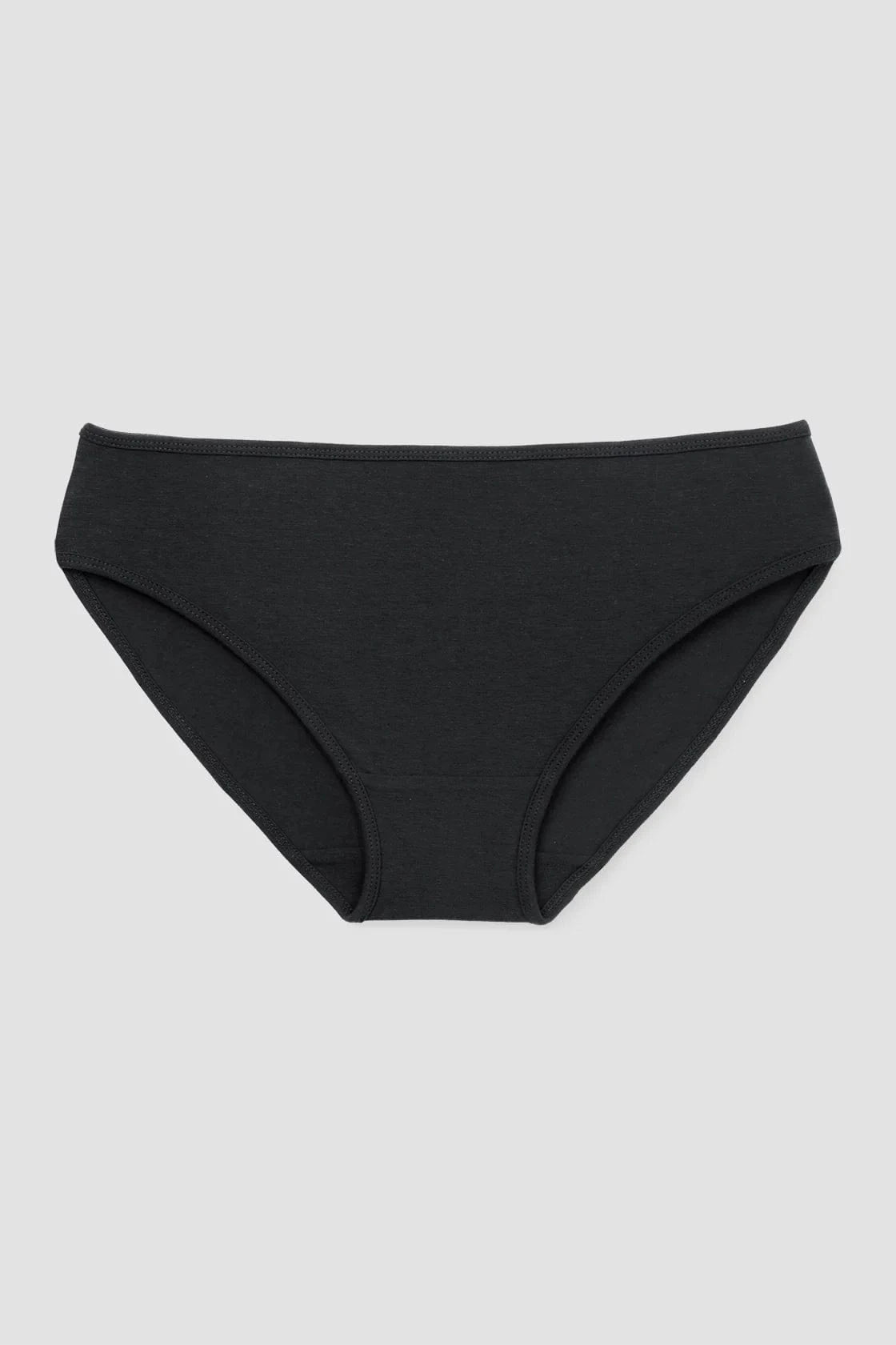 Zaria Mid Rise Underwear - Black