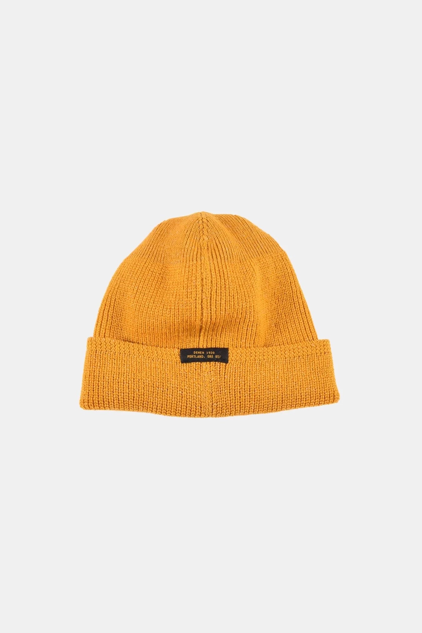 Wool Knit Watch Cap - Old Gold