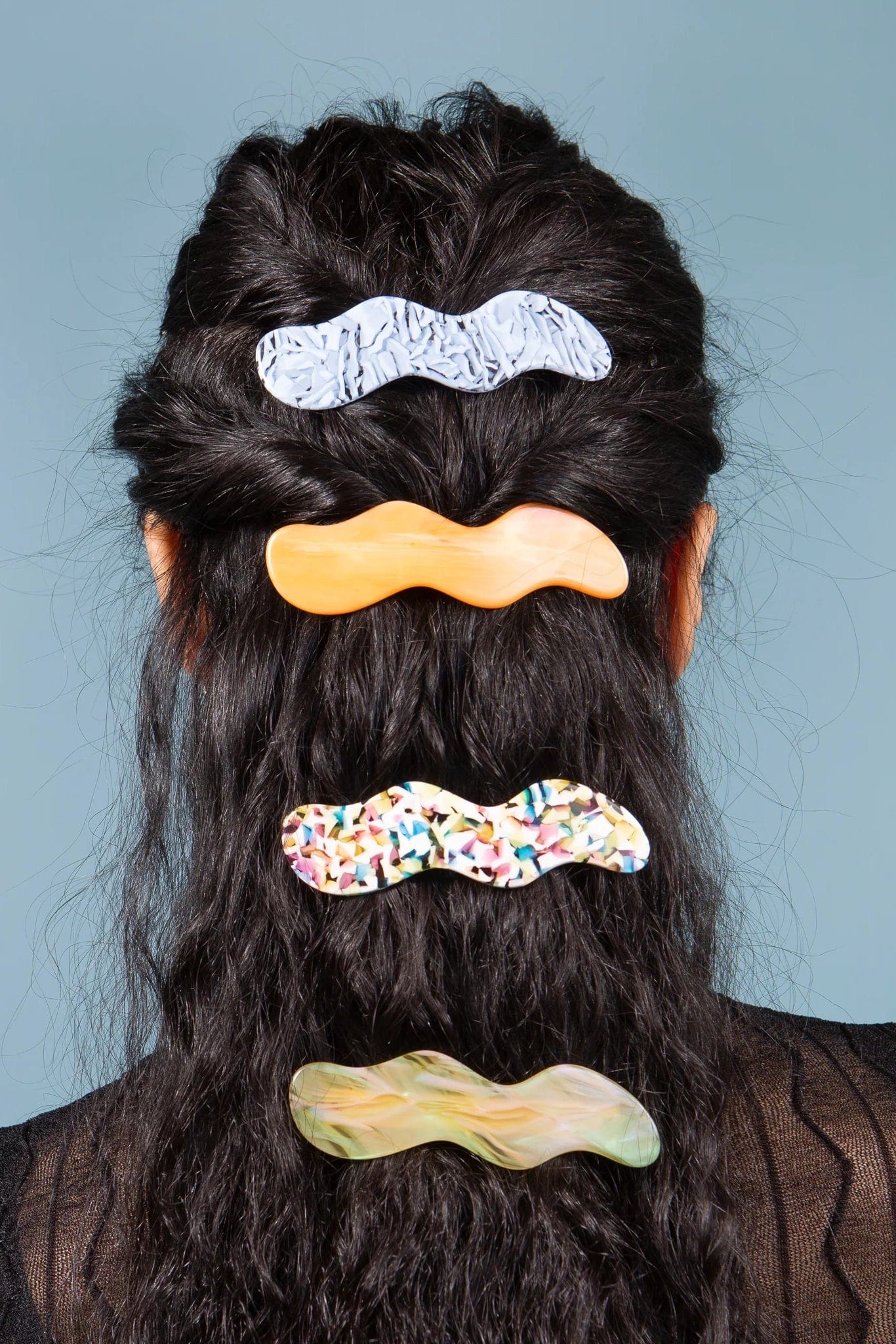 Wave Clip - Creamsicle