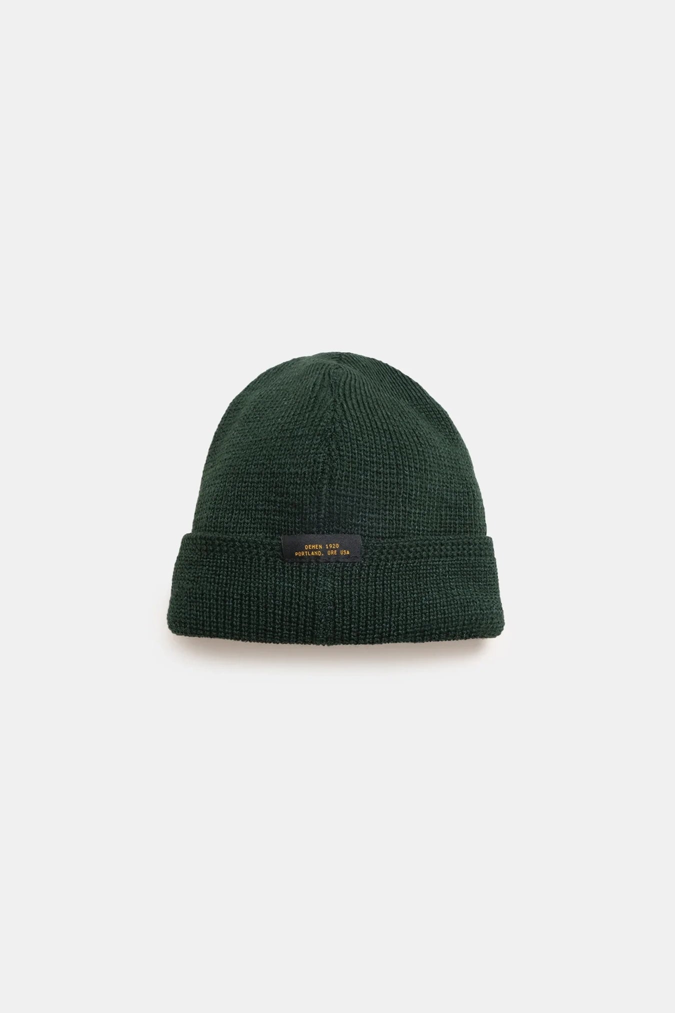 Wool Knit Watch Cap - Pine