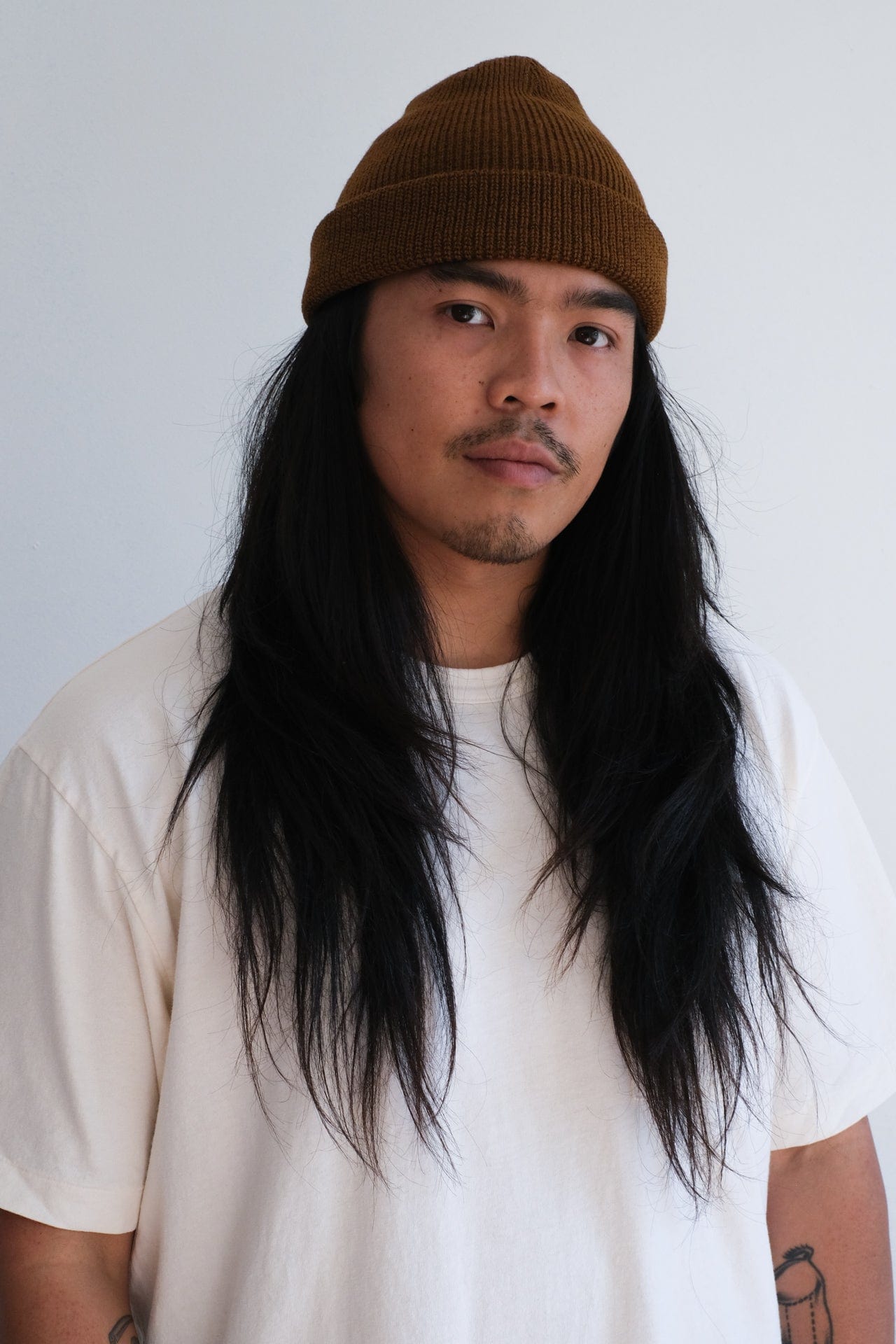 Wool Knit Watch Cap - Whiskey