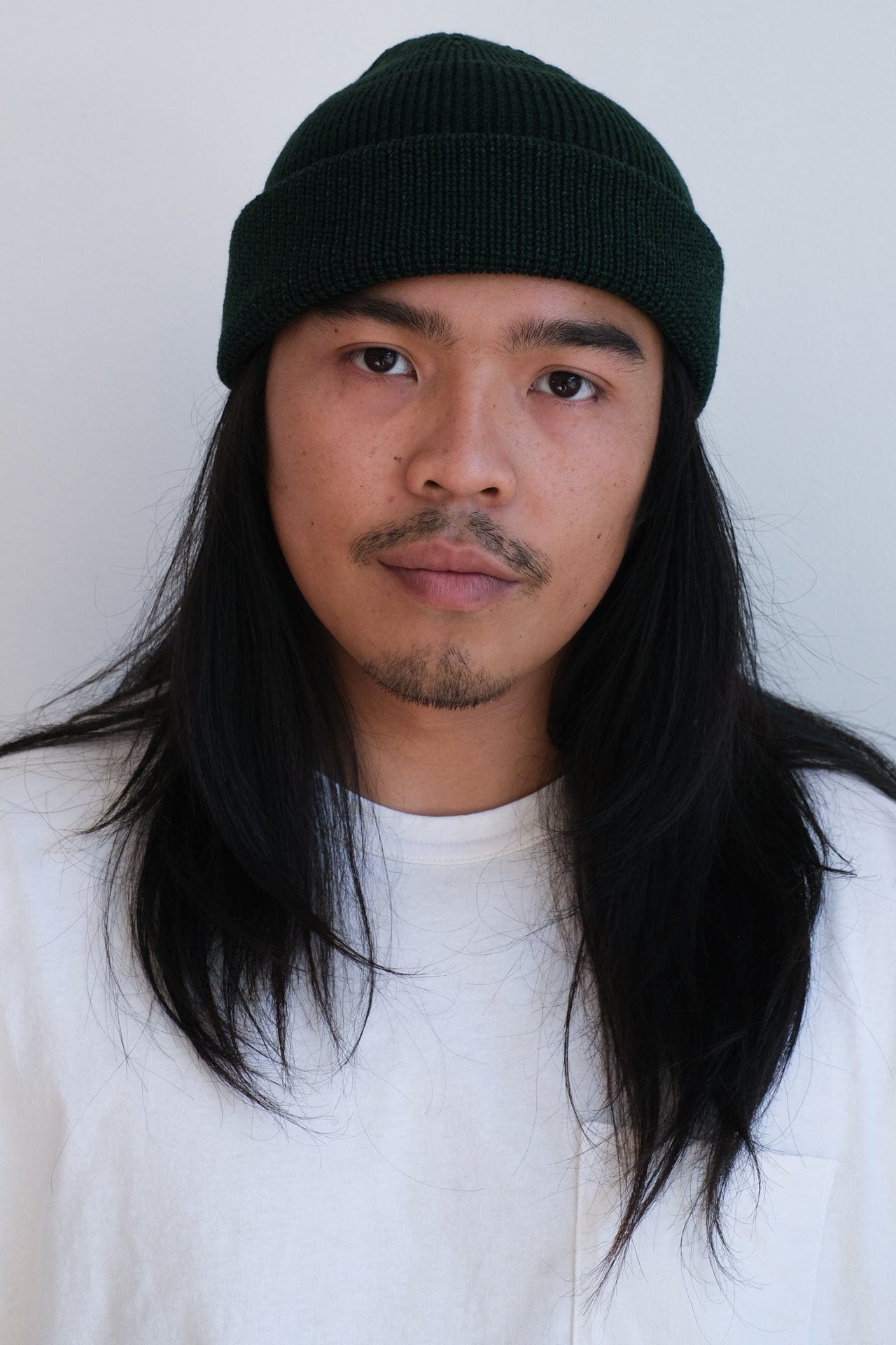 Wool Knit Watch Cap - Pine