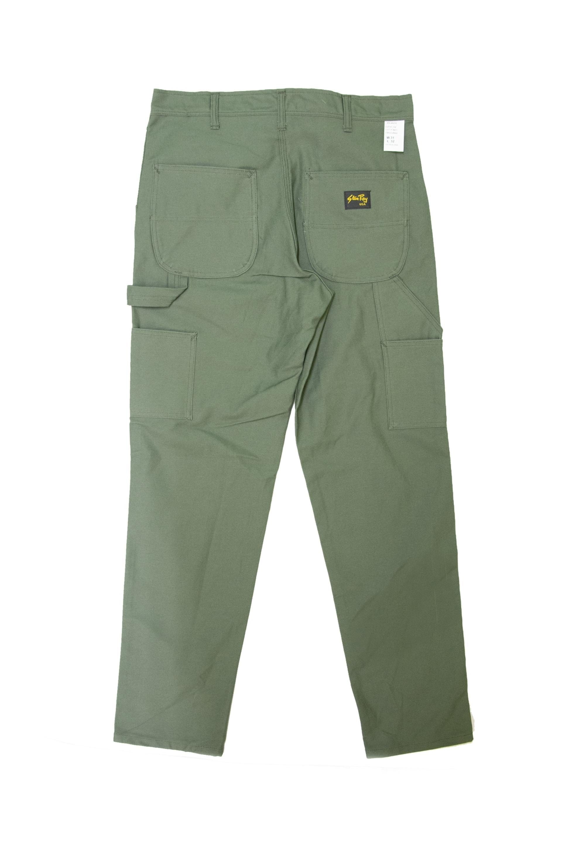 80's Painter Pant - Olive Sateen