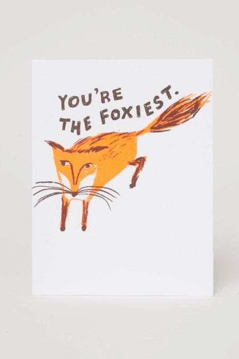 Foxiest Fox Card